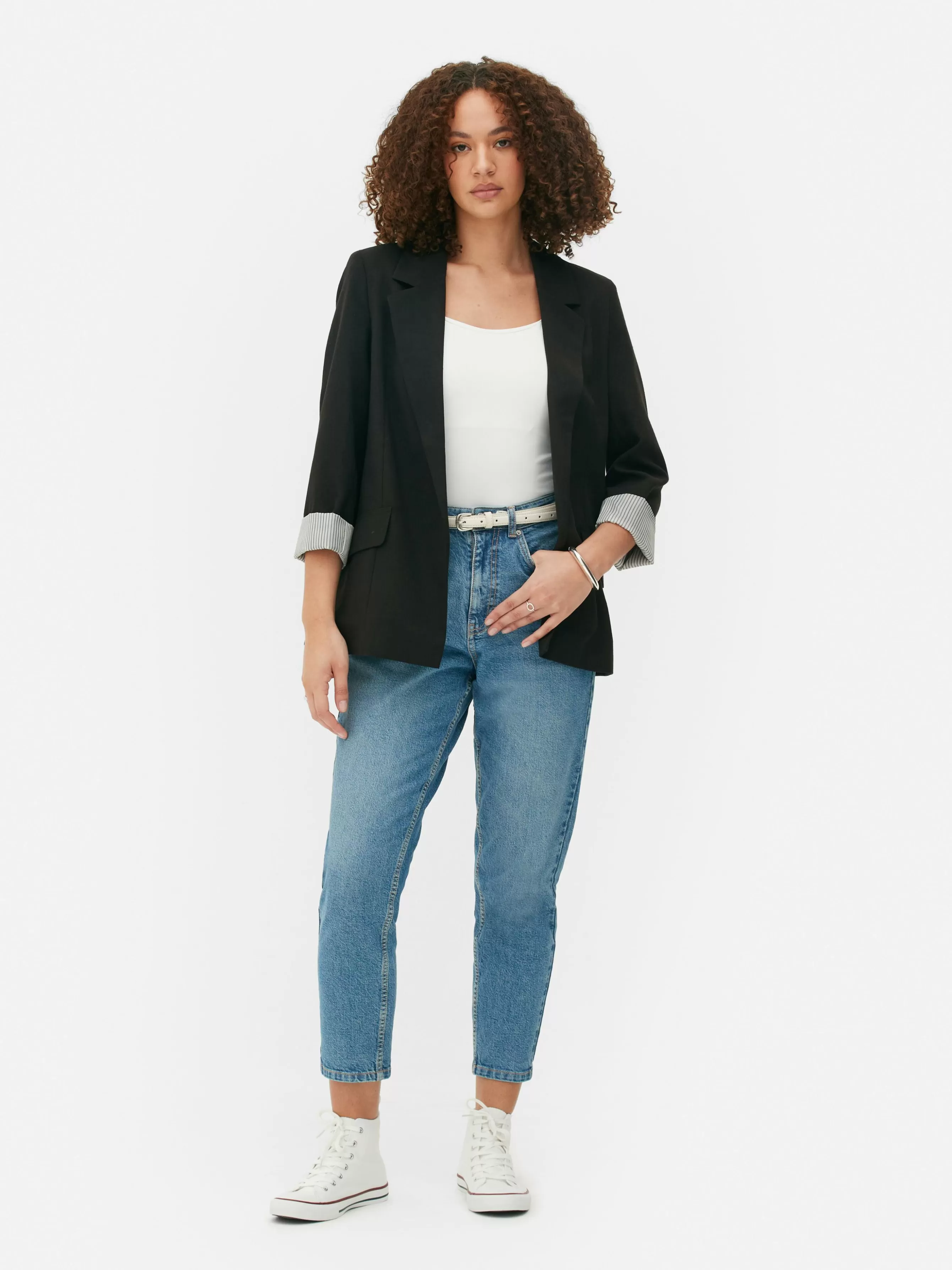 MULHER Primark Blazer Corte Justo S/ Botões