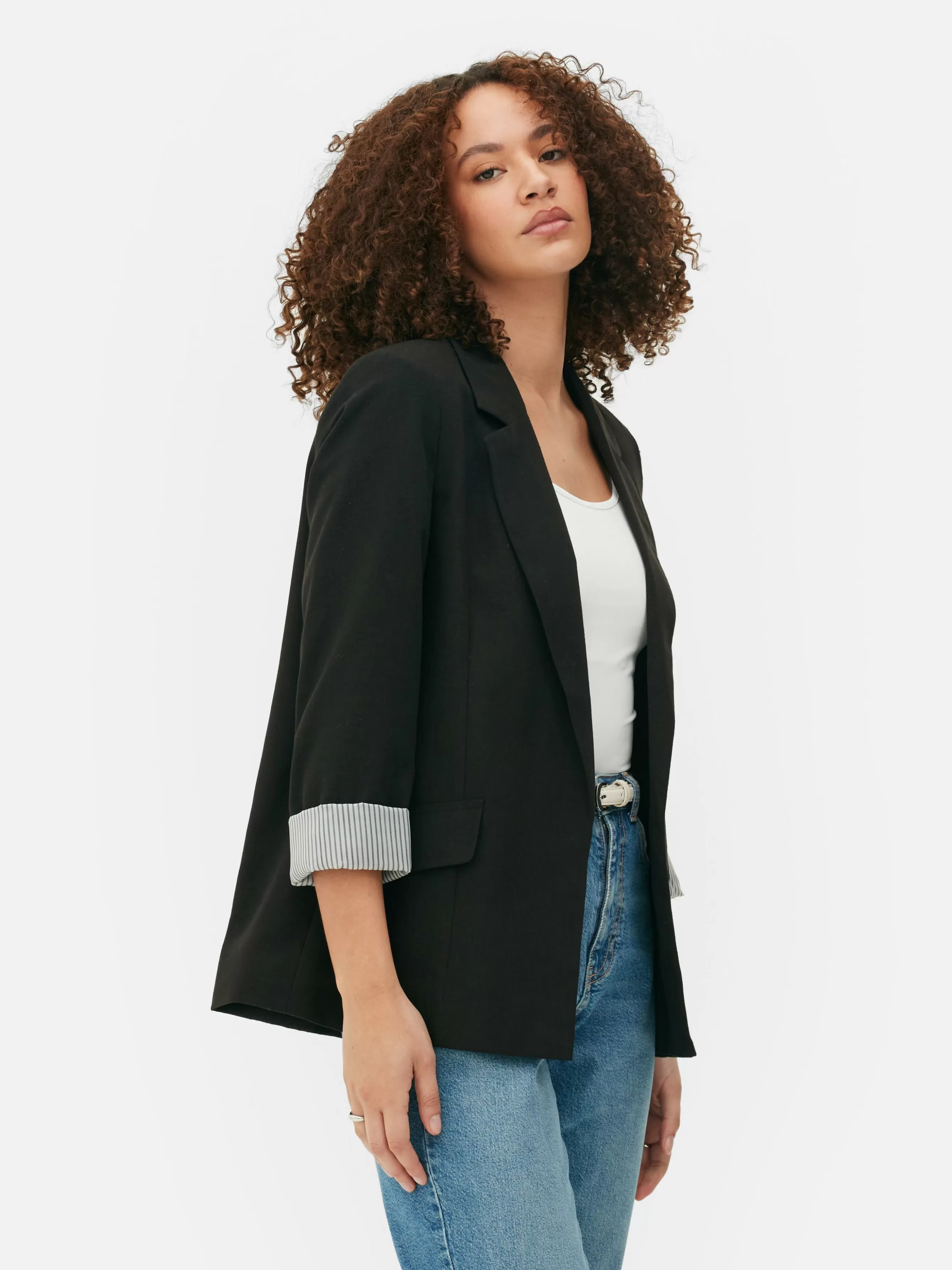 MULHER Primark Blazer Corte Justo S/ Botões