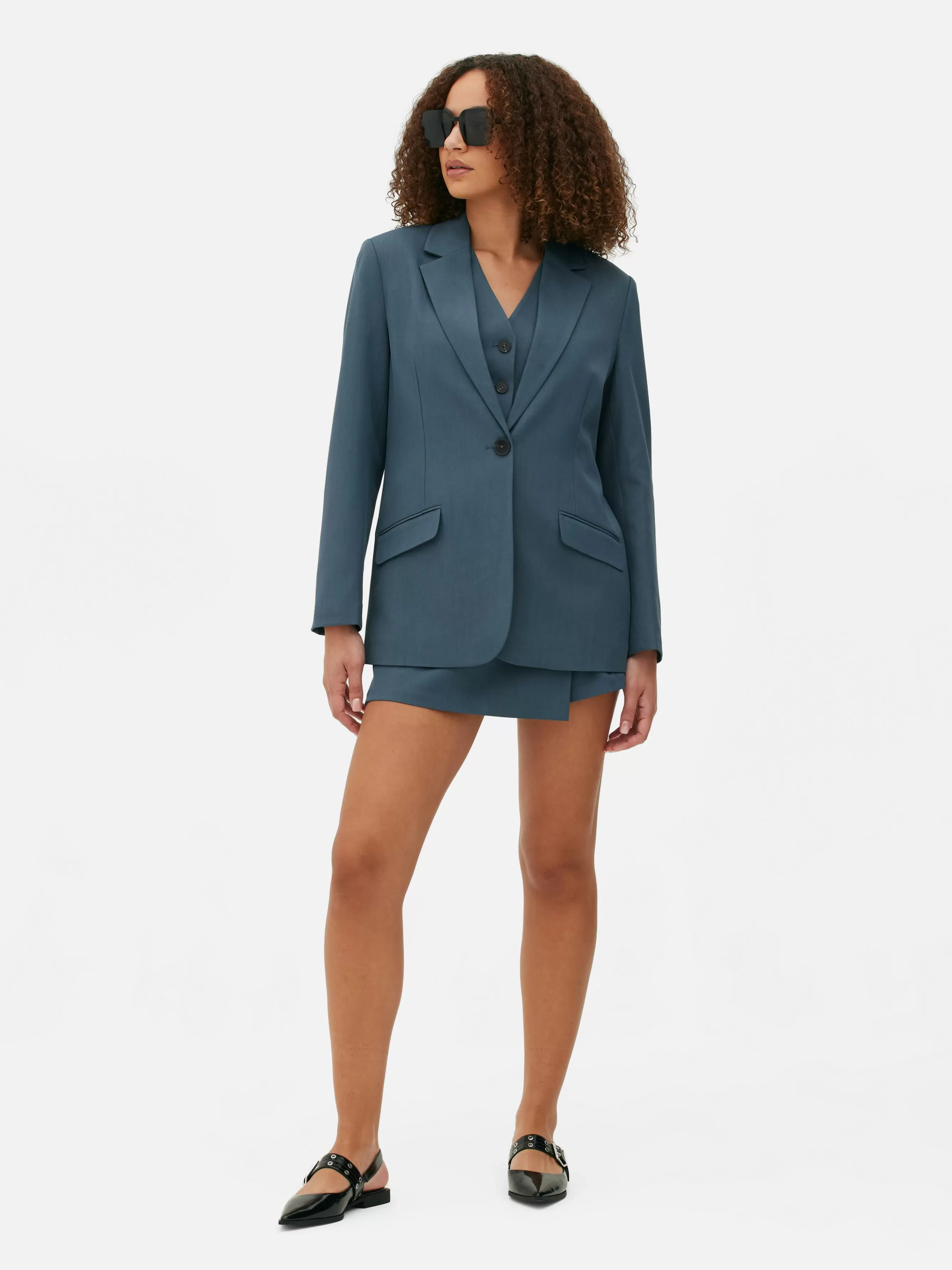 MULHER Primark Blazer Traçado Conjunto Coordenado