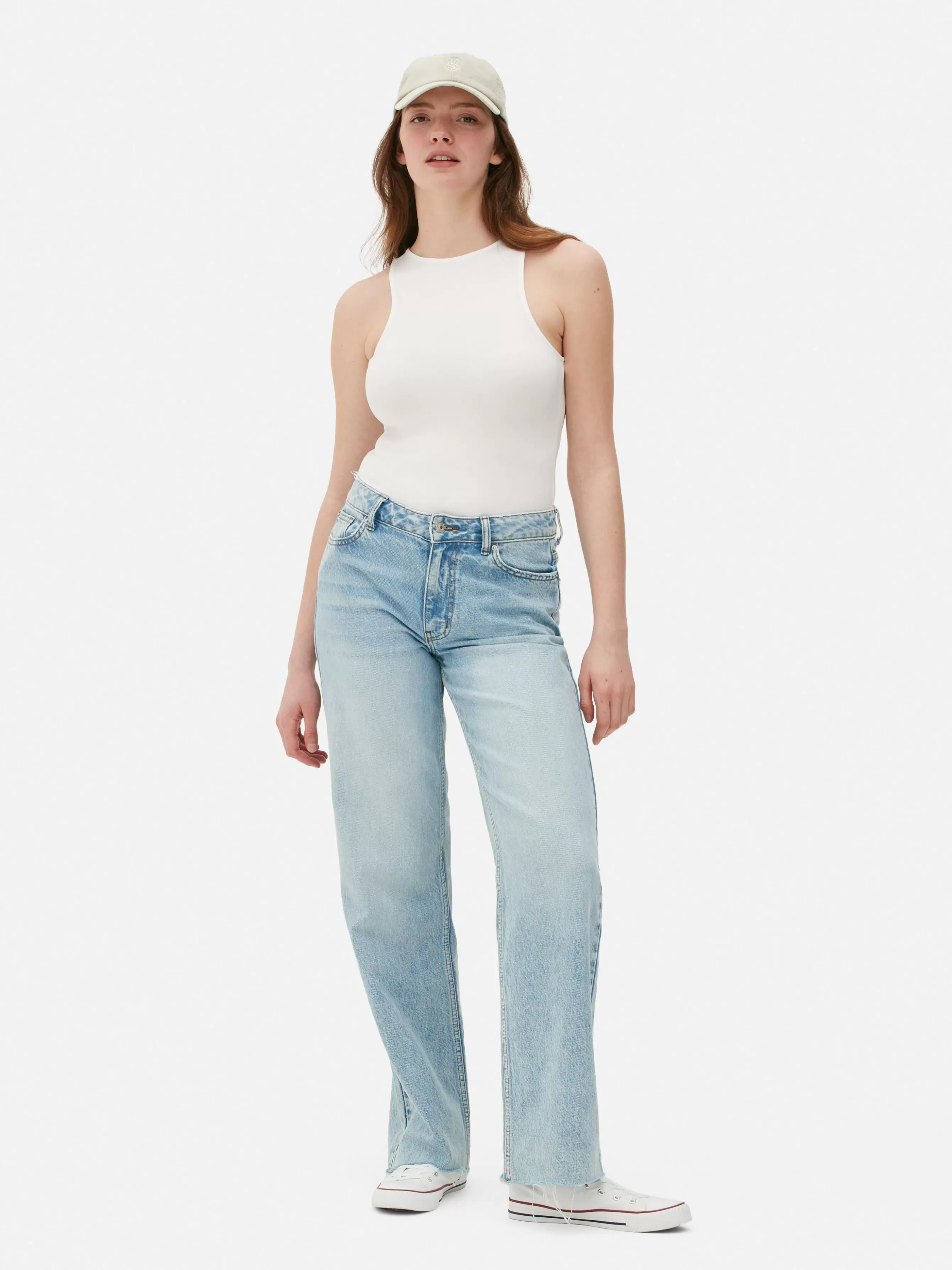 MULHER Primark Body S/ Mangas Costas Estilo Corredor