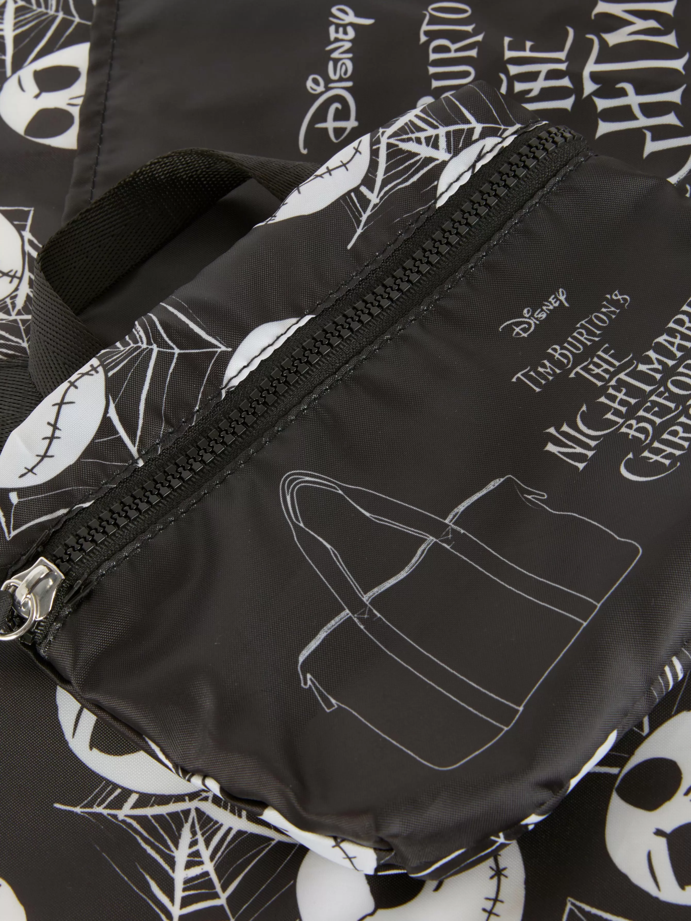 MULHER Primark Bolsa Shopper Dobrável Disney Tim Burton O Estranho Mundo De Jack