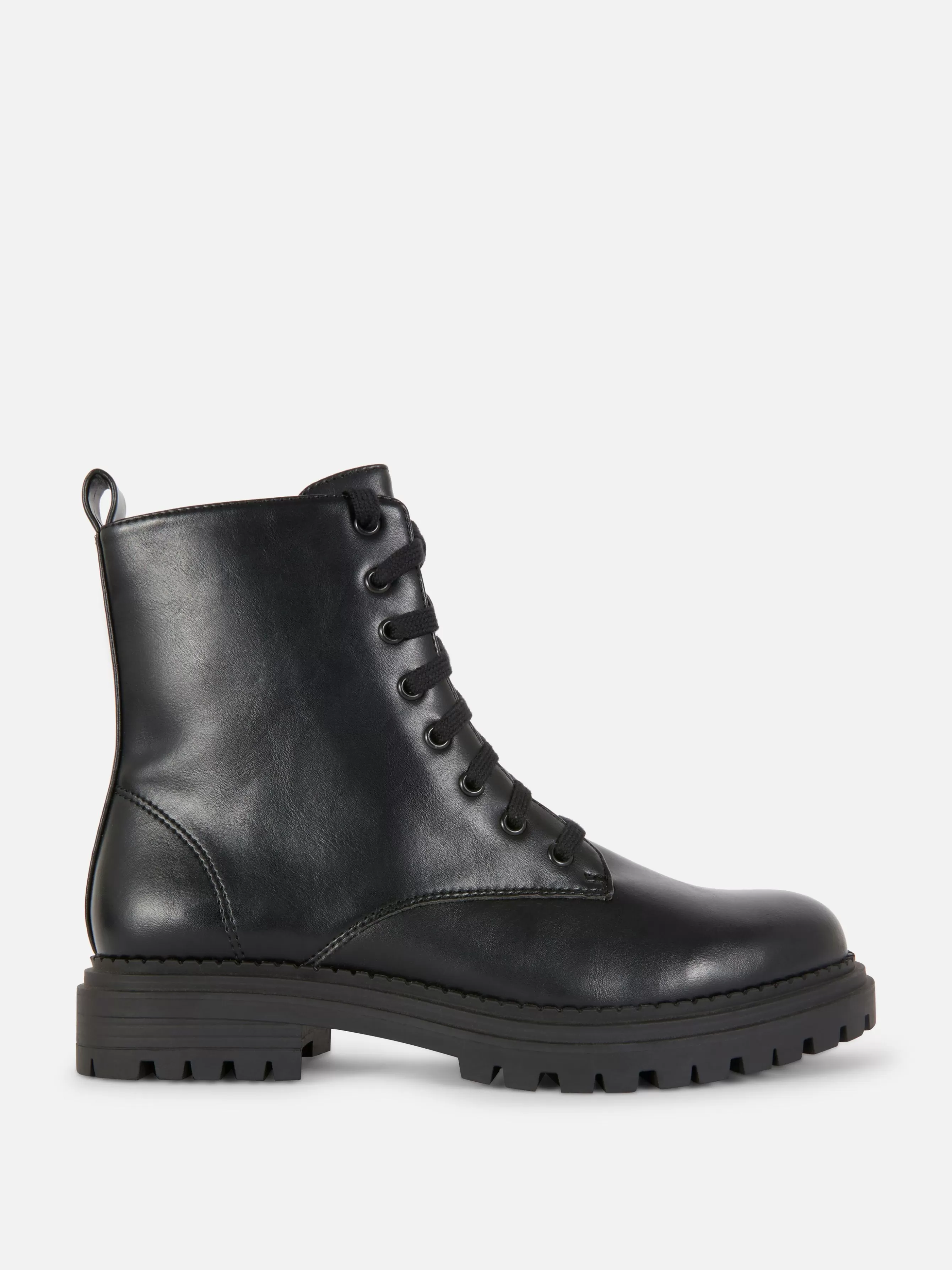 MULHER Primark Botas Estilo Motard Atacadores