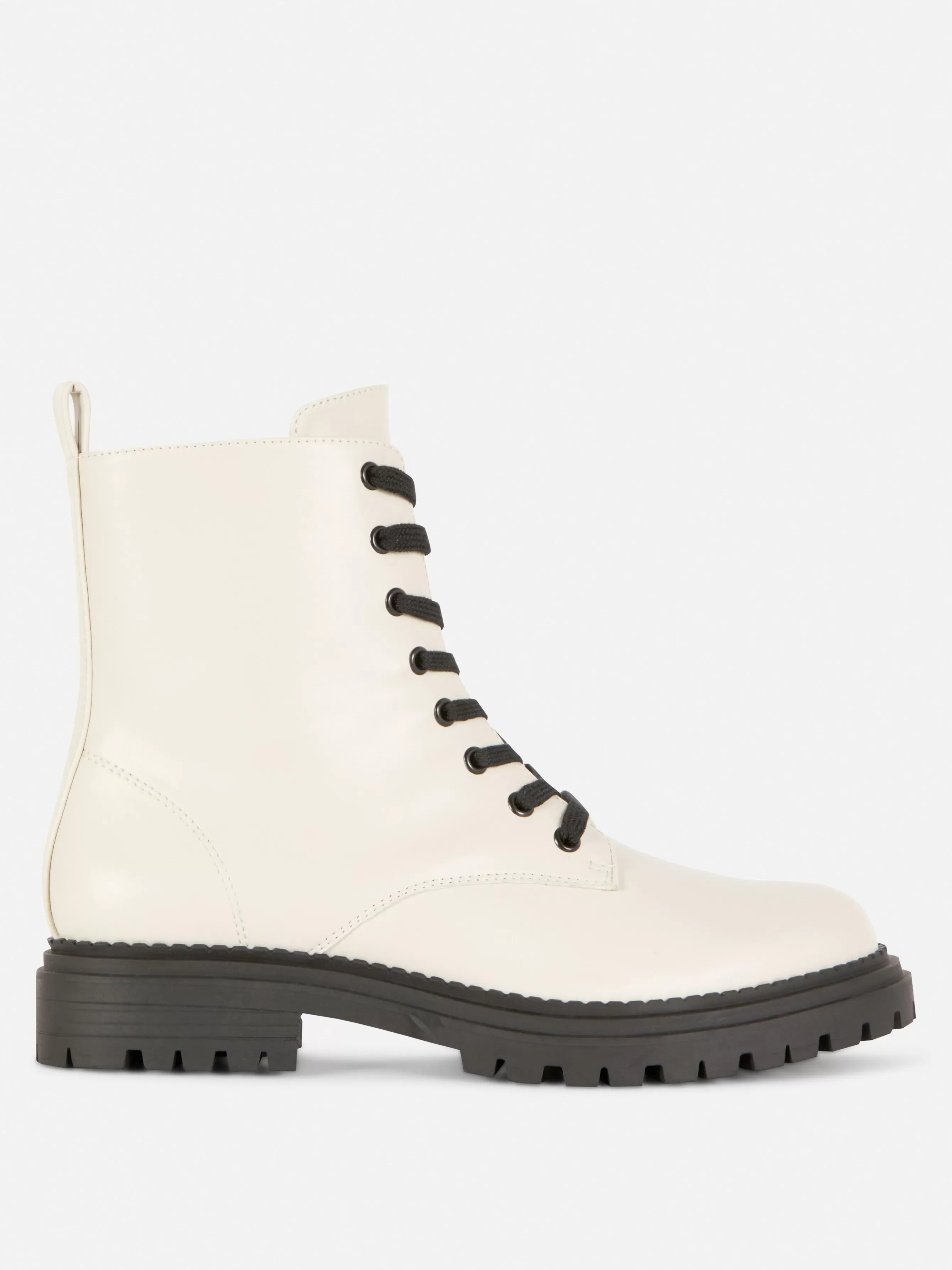 MULHER Primark Botas Estilo Motard Atacadores