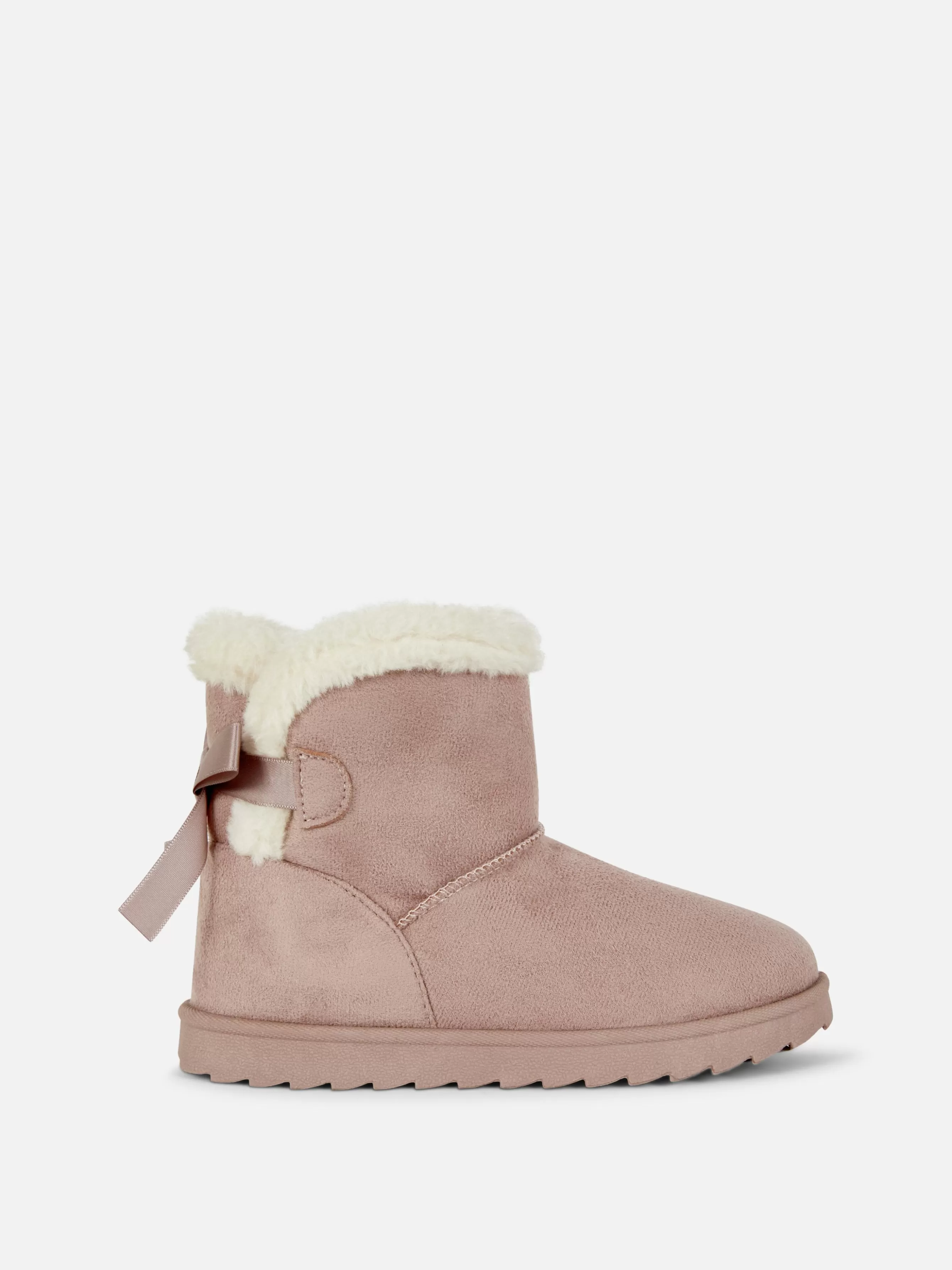 Primark Botas Forro Pelúcia Laço Atrás