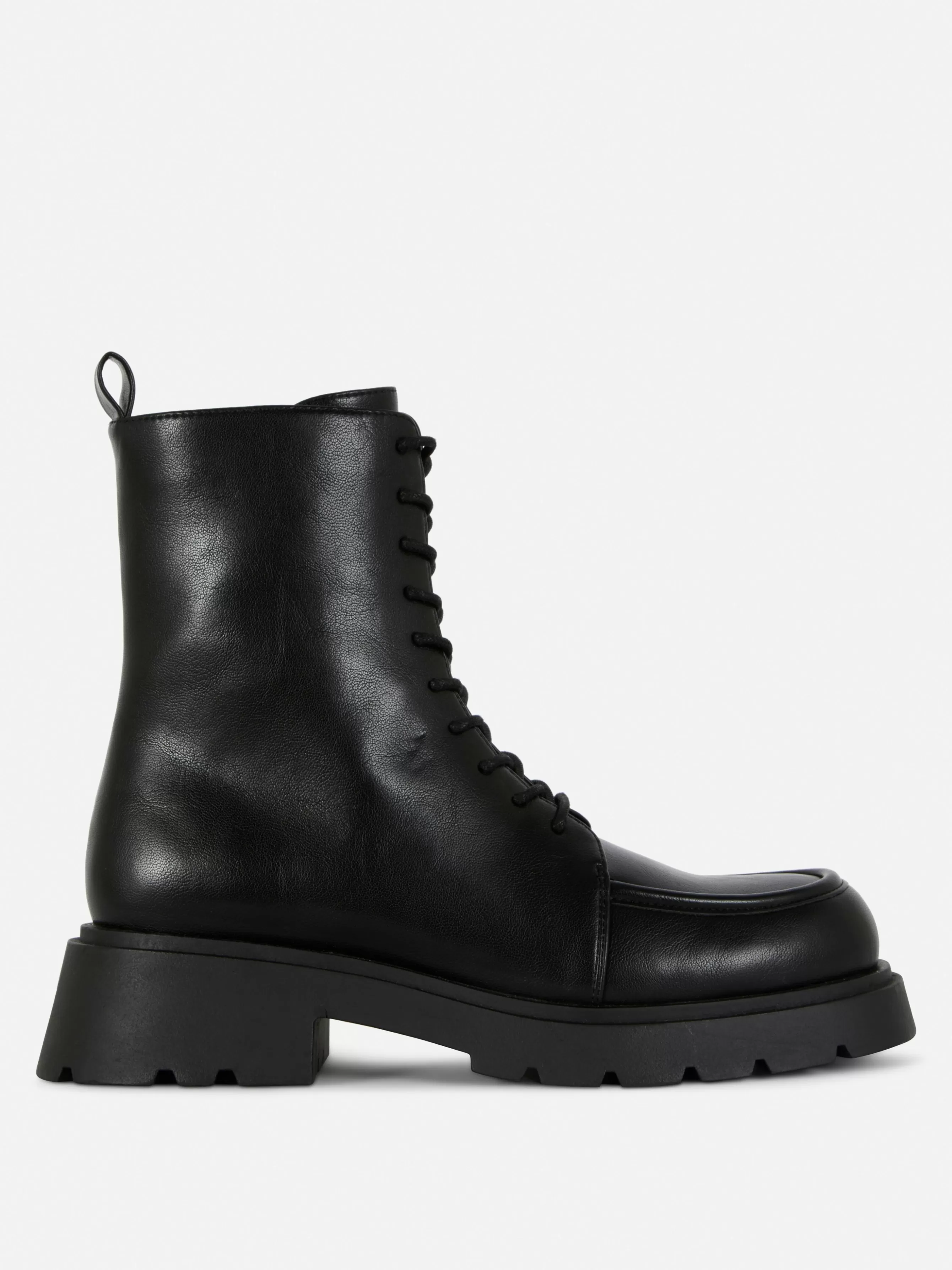 MULHER Primark Botins Atacadores Rebordo