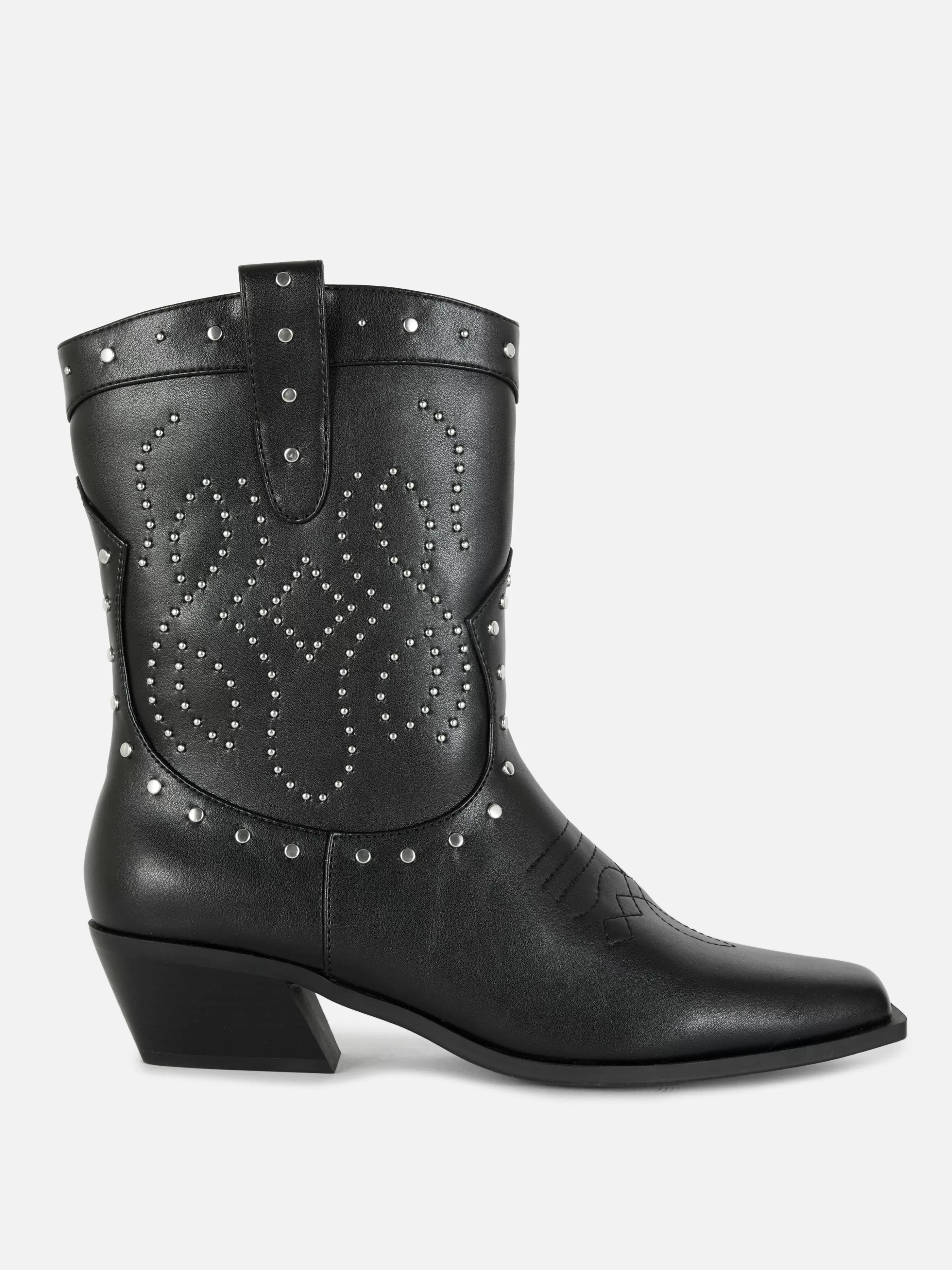 MULHER Primark Botins Estilo Vcowboy Tachas