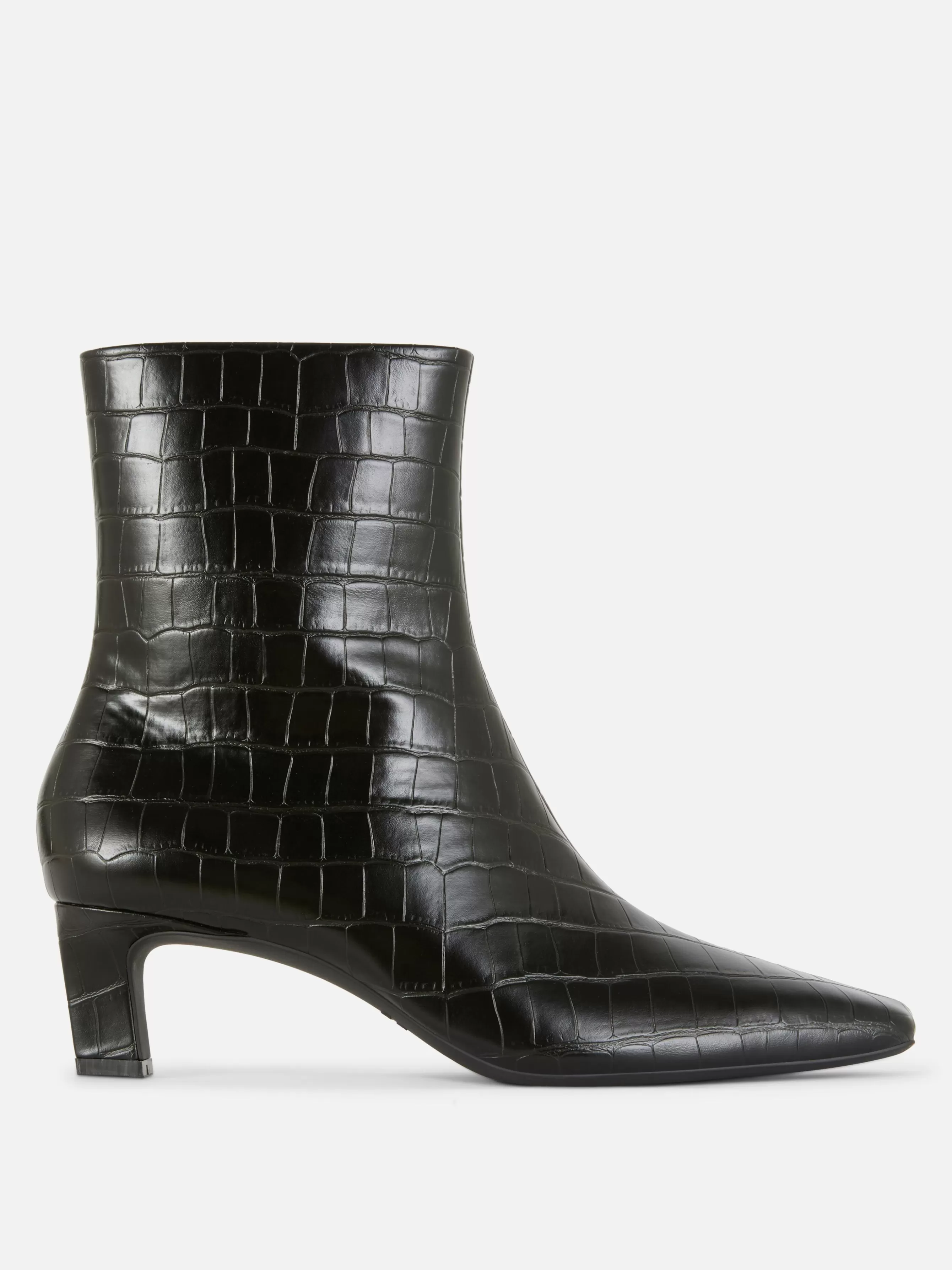 MULHER Primark Botins Salto Biqueira Quadrada