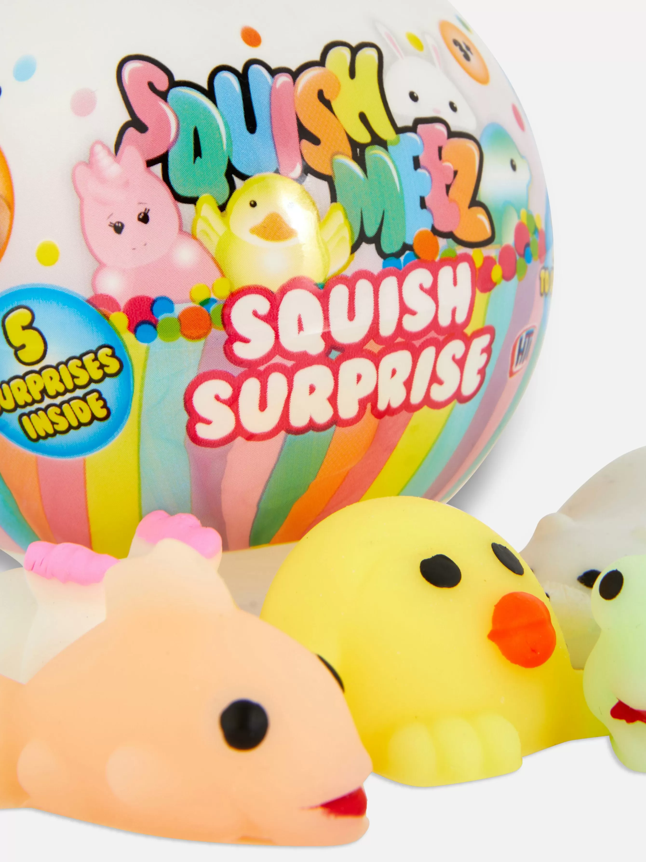 Primark Brinquedo Surpresa Apertar Squish Meez