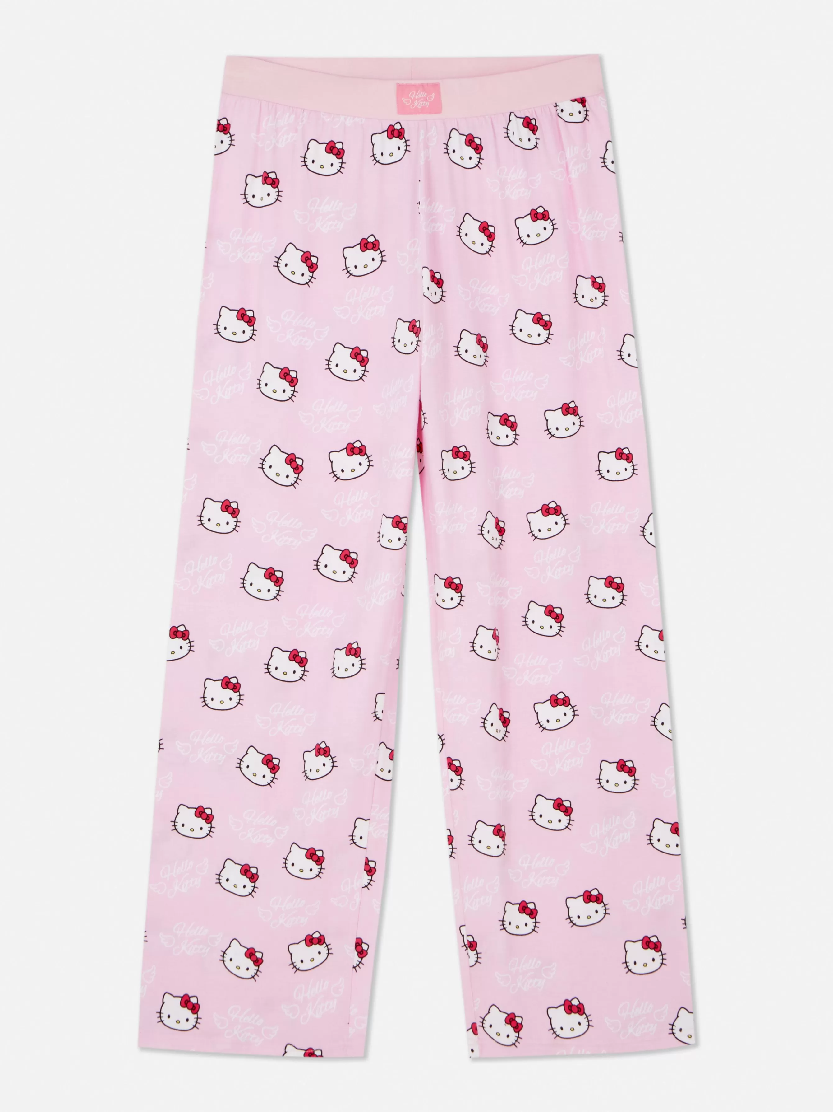 MULHER Primark Calças Pijama Corte Perna Larga Hello Kitty