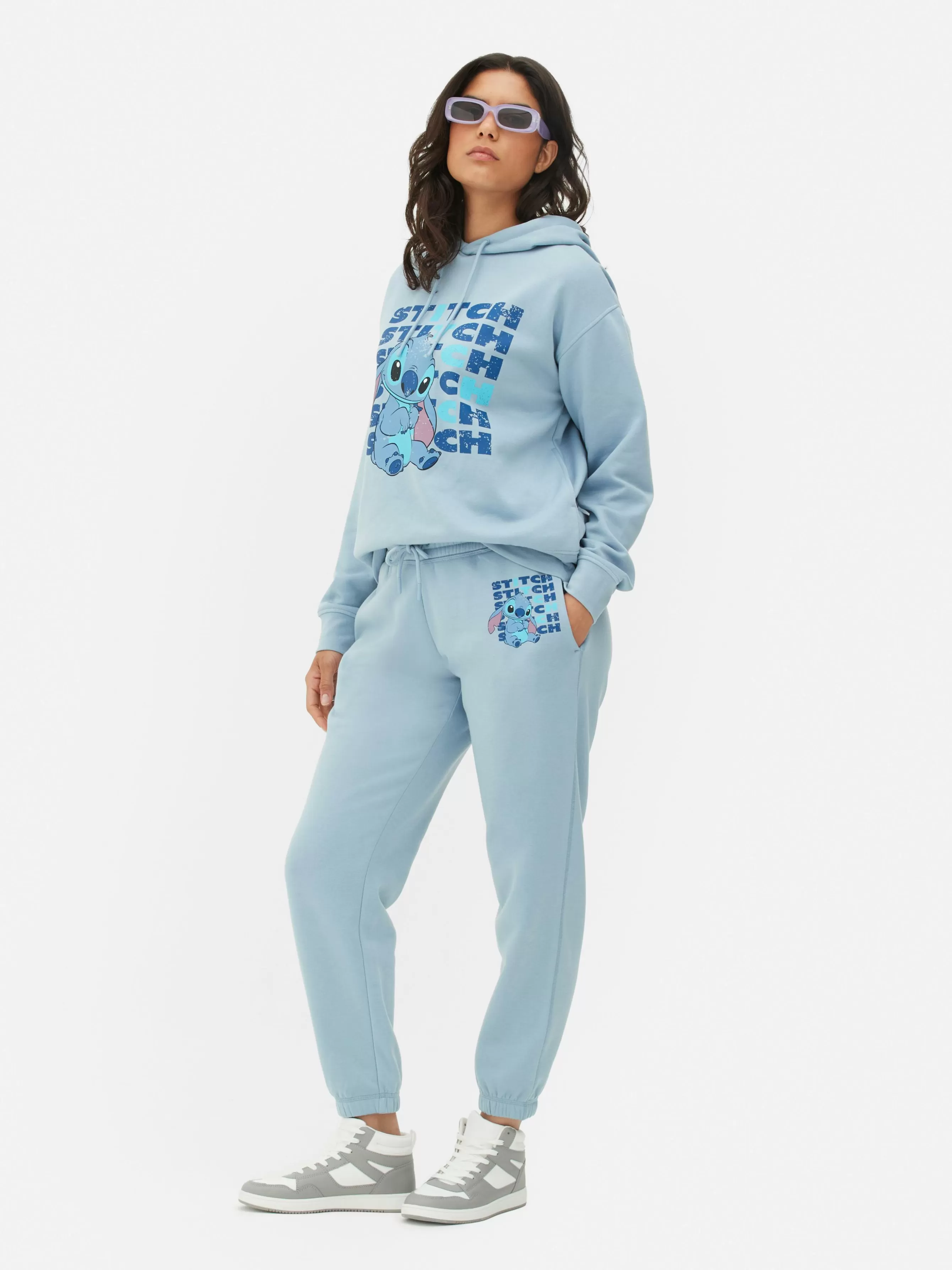 MULHER Primark Calças Treino Conjunto Coordenado Disney Stitch