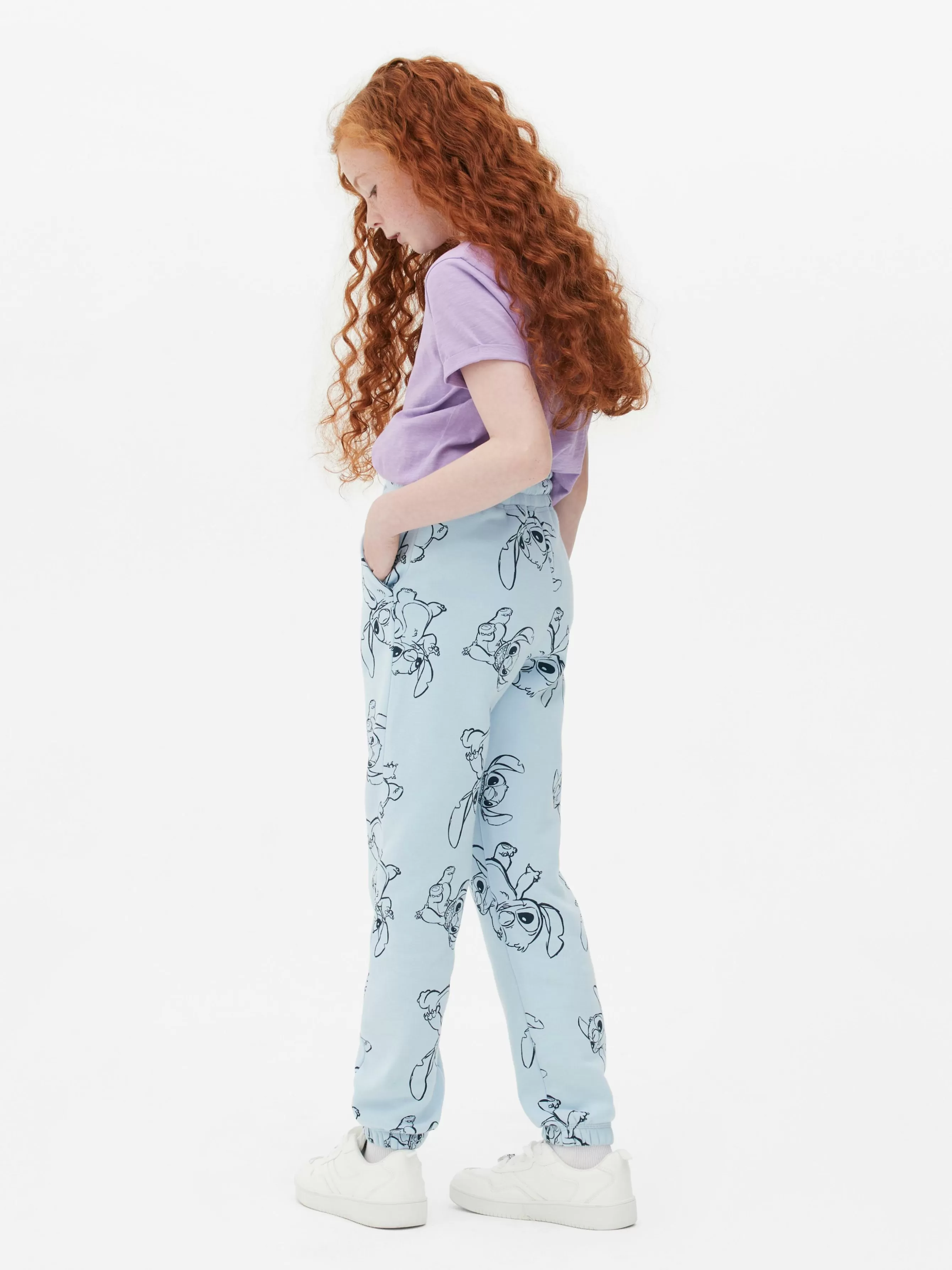 Primark Calças Treino Coord. Cordão Disney Lilo & Stitch