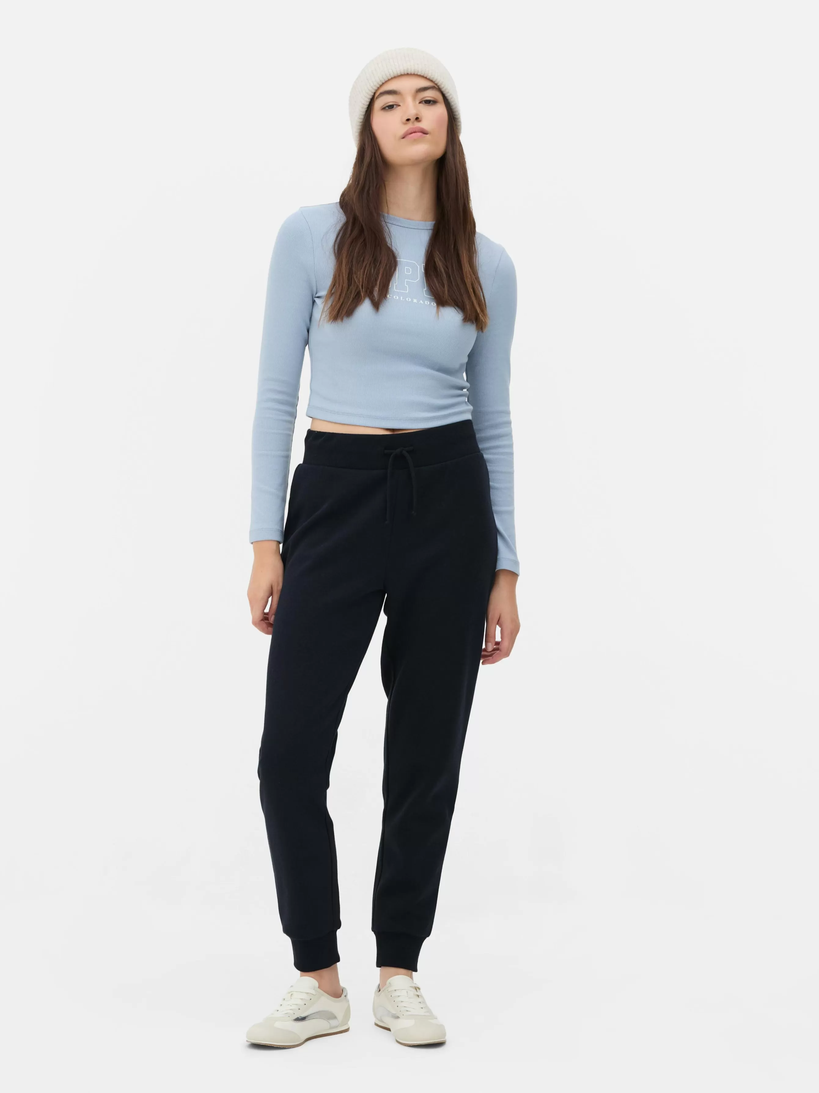 MULHER Primark Calças Treino Skinny Cordão