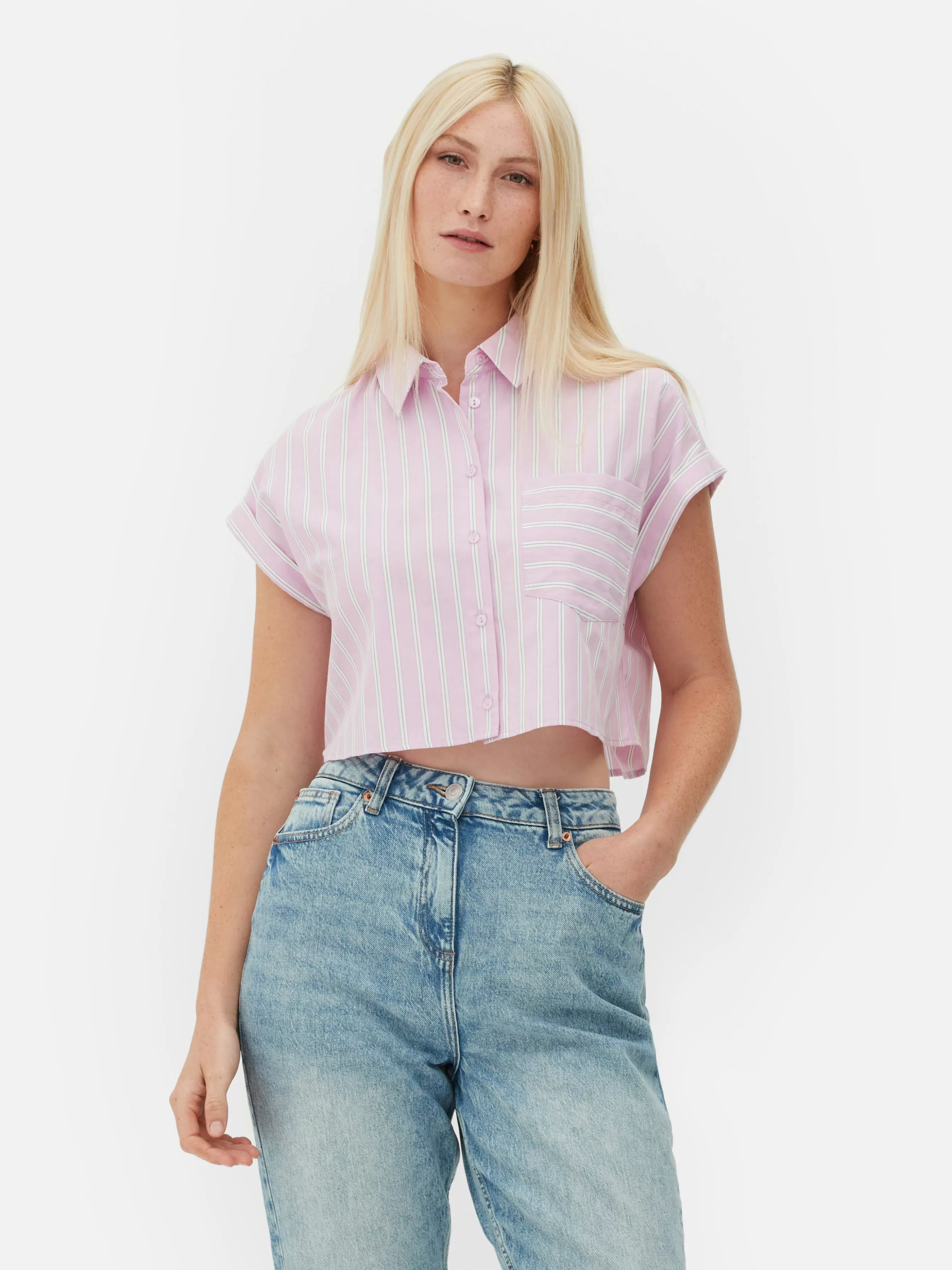 MULHER Primark Camisa Curta Manga Curta