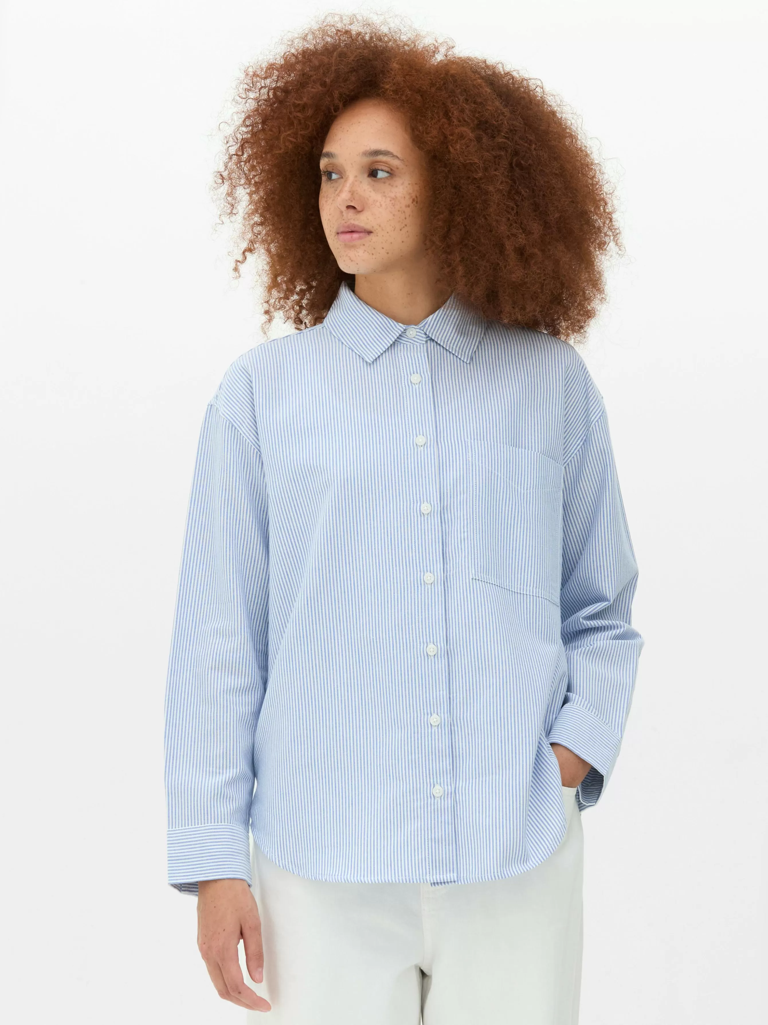 MULHER Primark Camisa Oxford Riscas