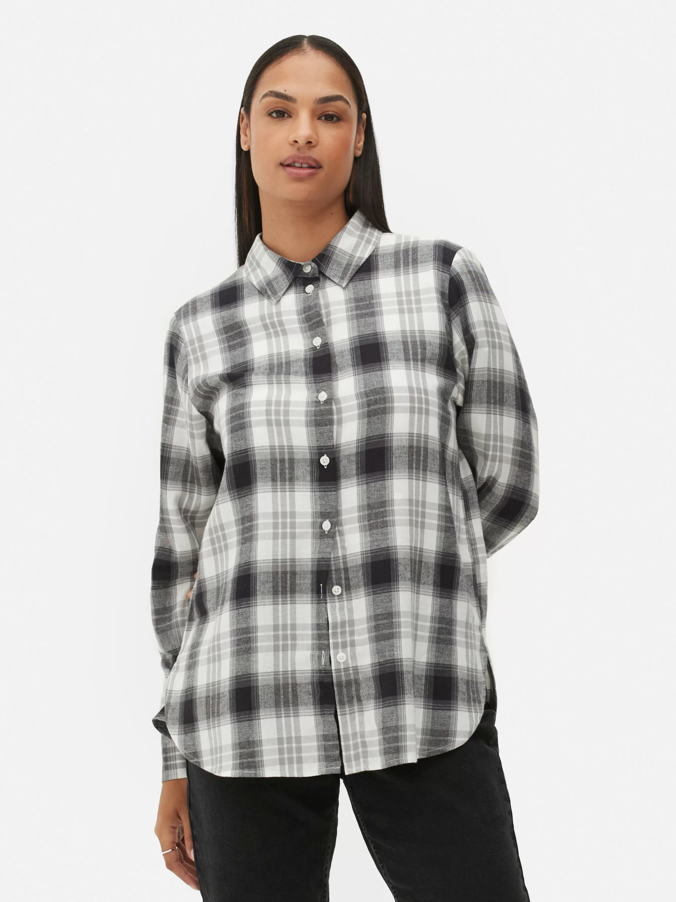 MULHER Primark Camisa Xadrez Botões