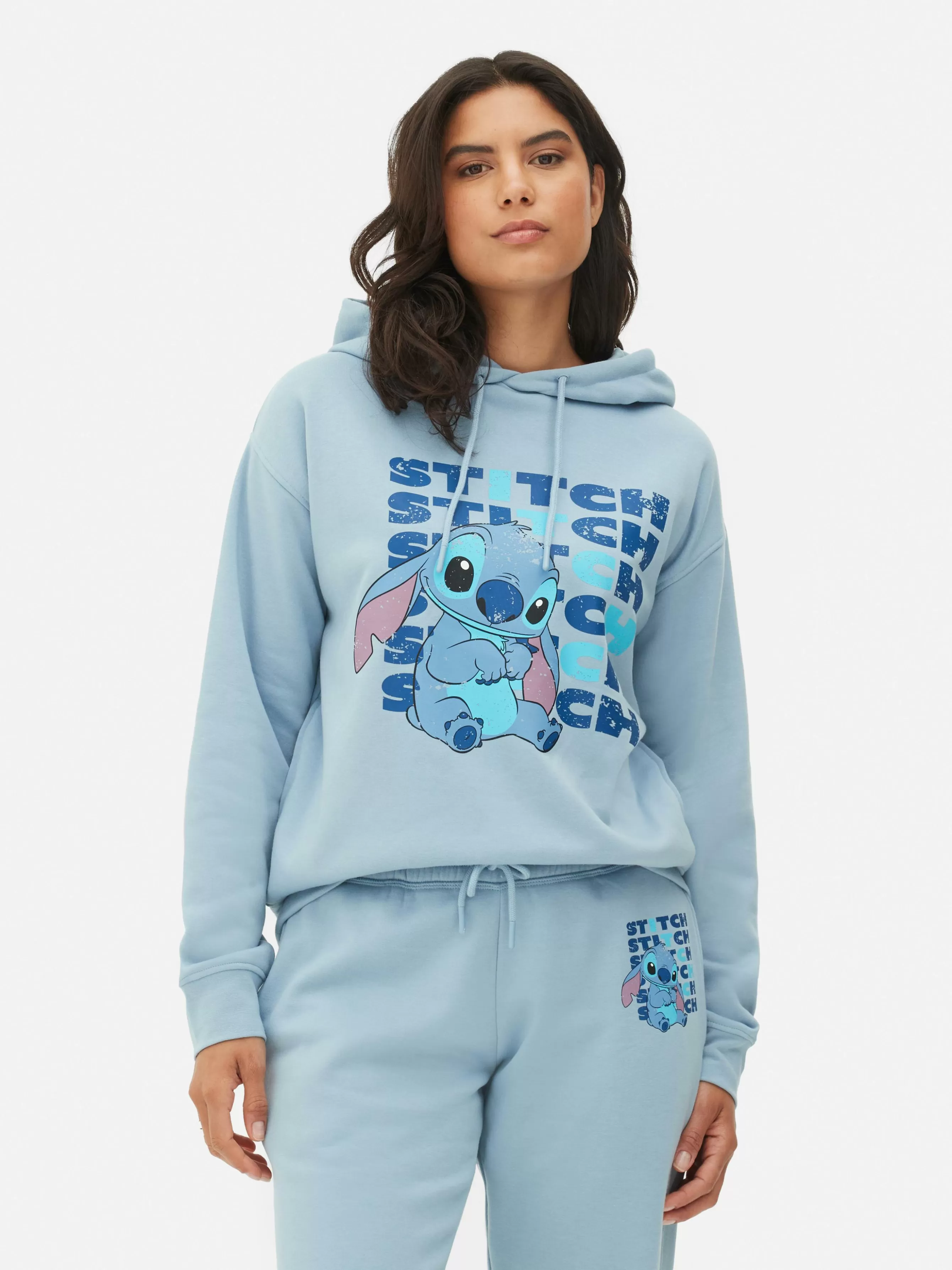 MULHER Primark Camisola Capuz Conjunto Coordenado Disney Stitch