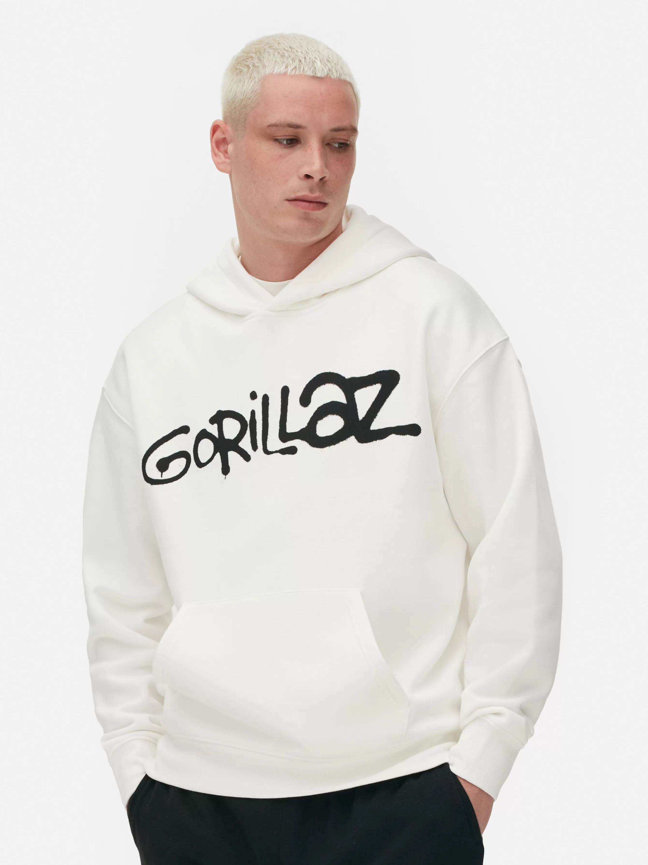 Primark Camisola Capuz Padrão Camuflado Gorillaz