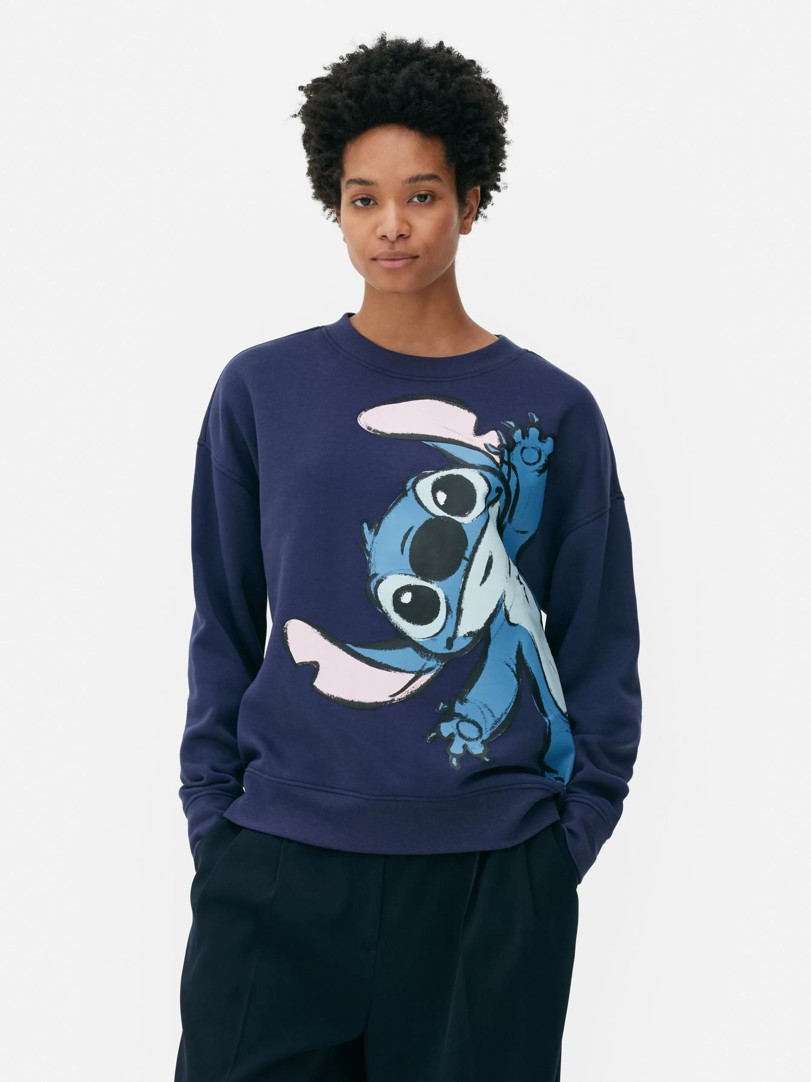 MULHER Primark Camisola Corte Largo Disney Stitch