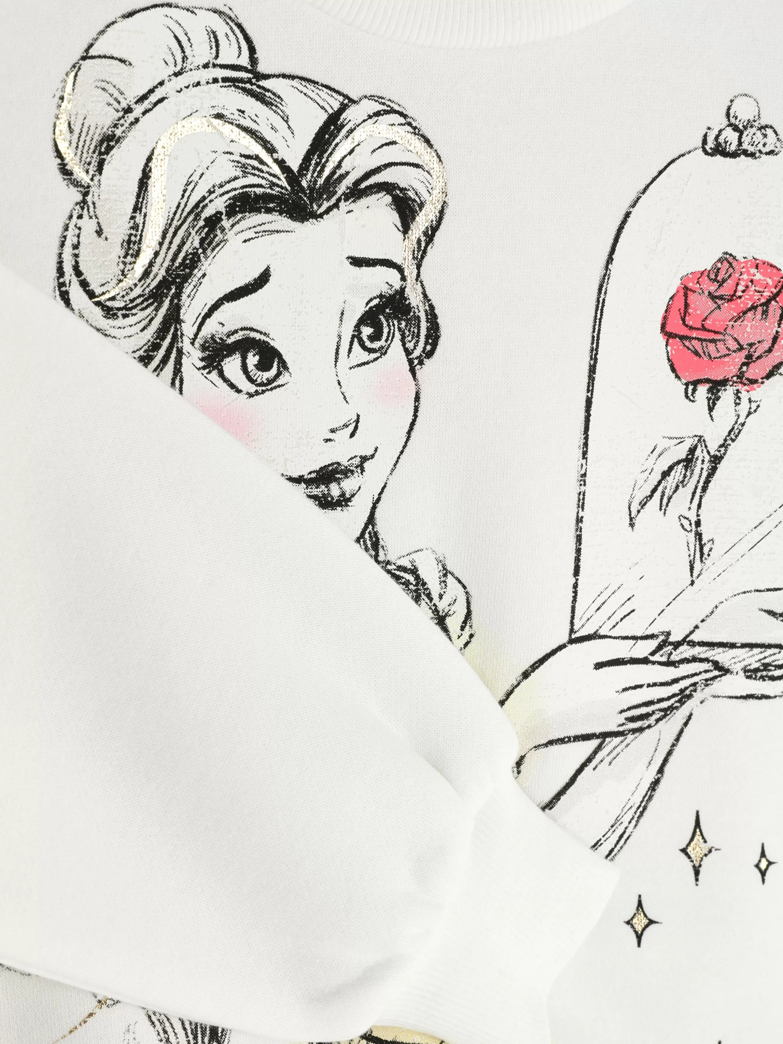 Primark Camisola Gráfica Conj Coord Disney A Bela E O Monstro