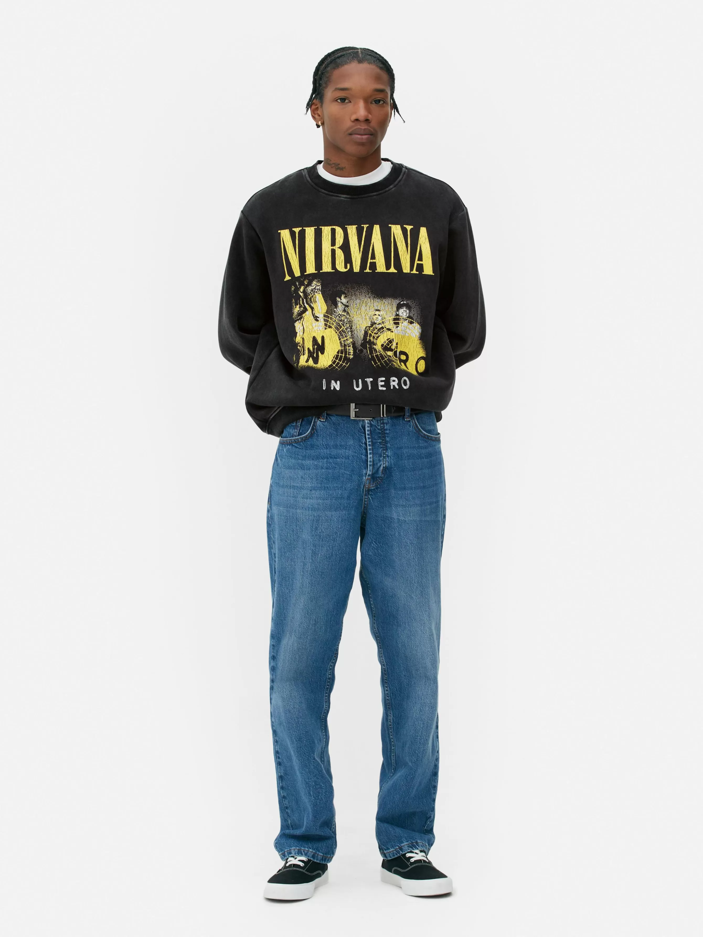 Primark Camisola Lavagem Nirvana
