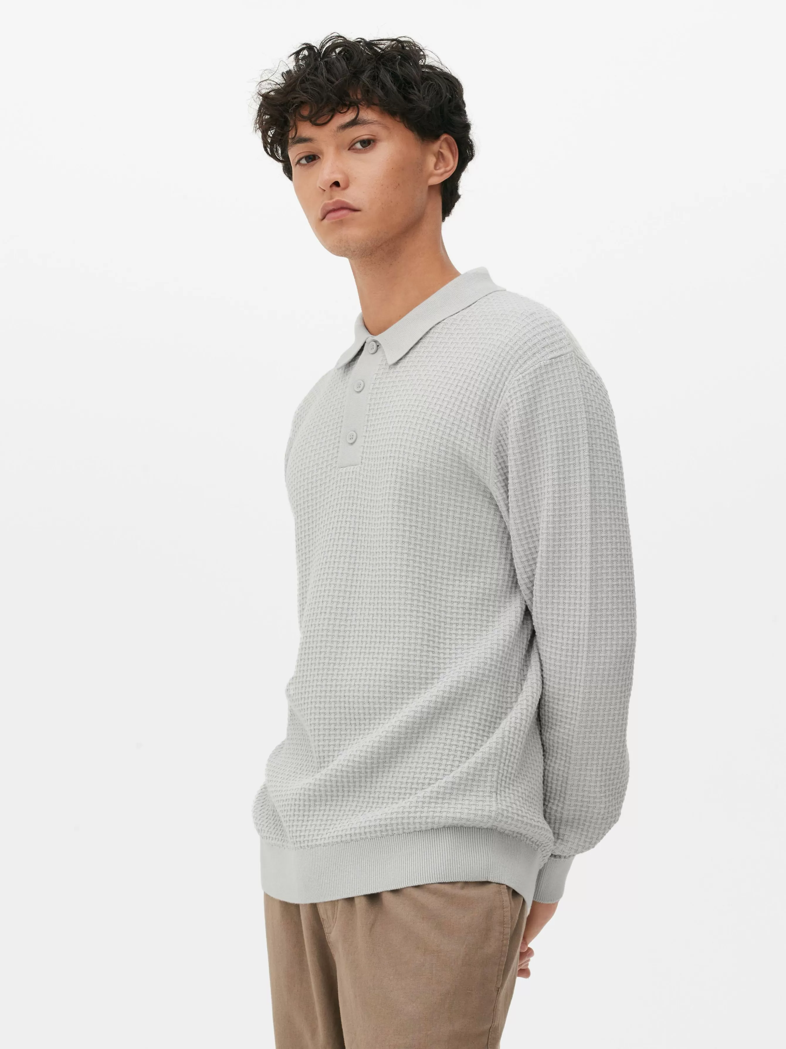 Primark Camisola Polo Texturada