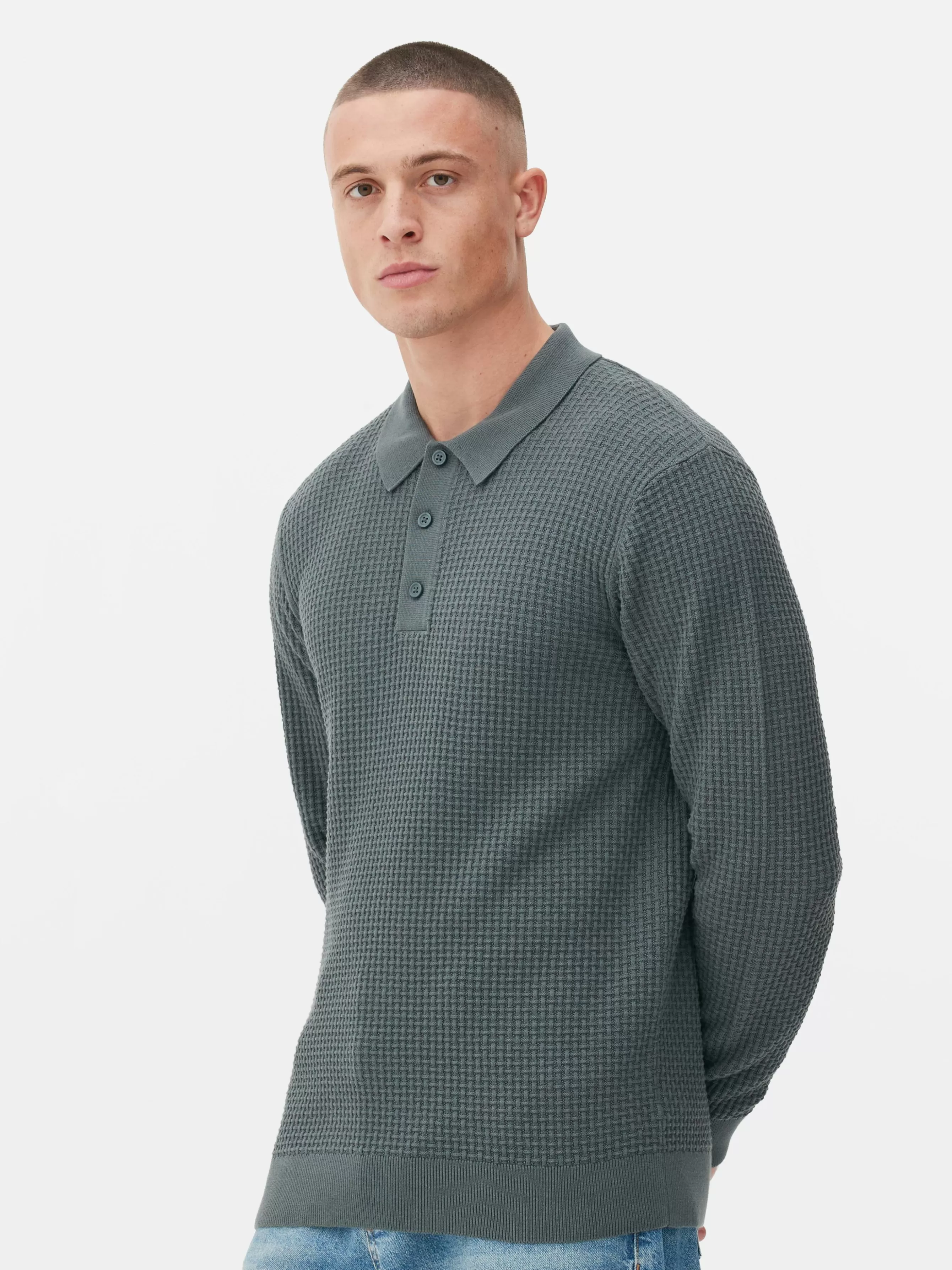 Primark Camisola Polo Texturada