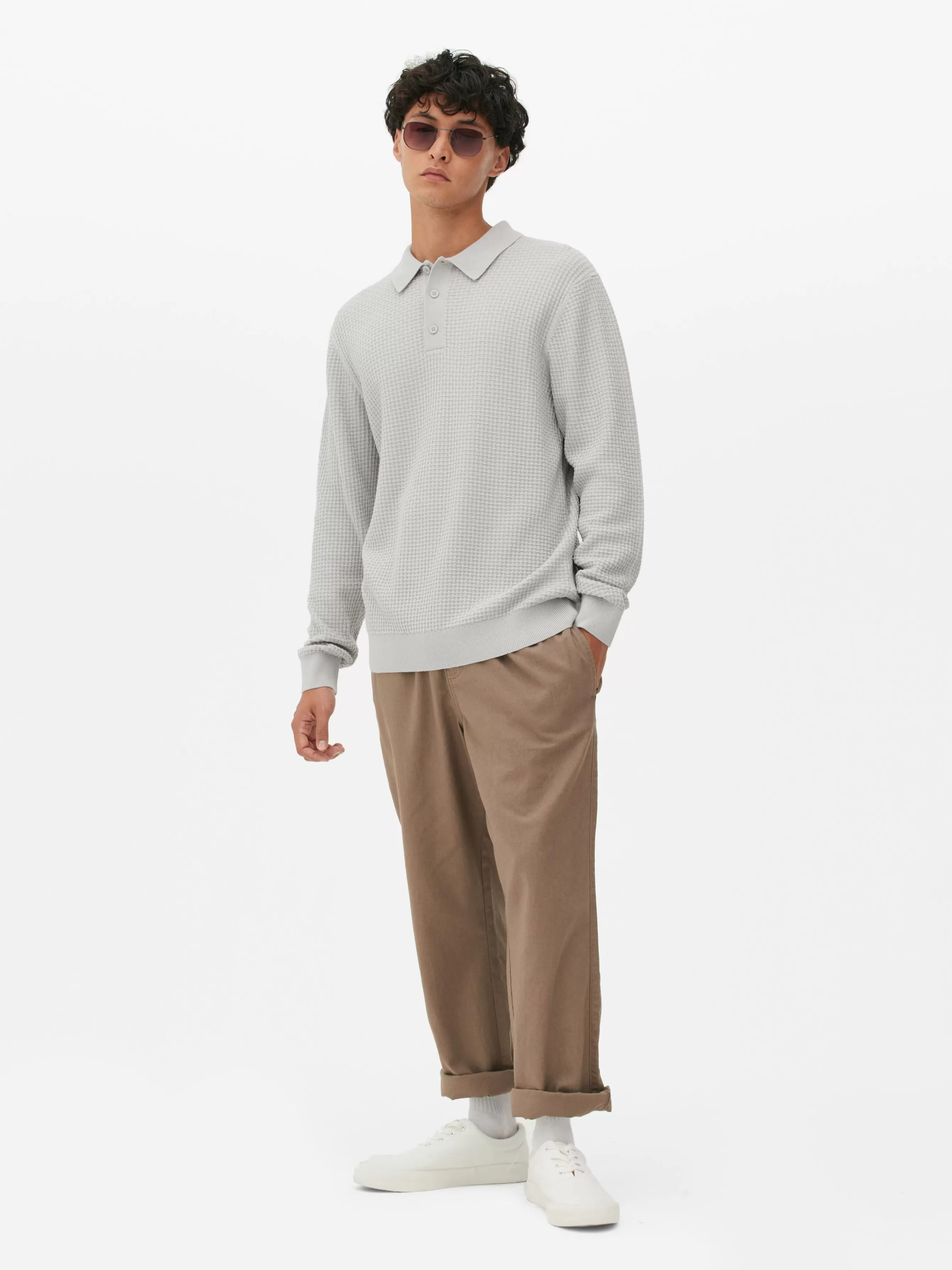Primark Camisola Polo Texturada