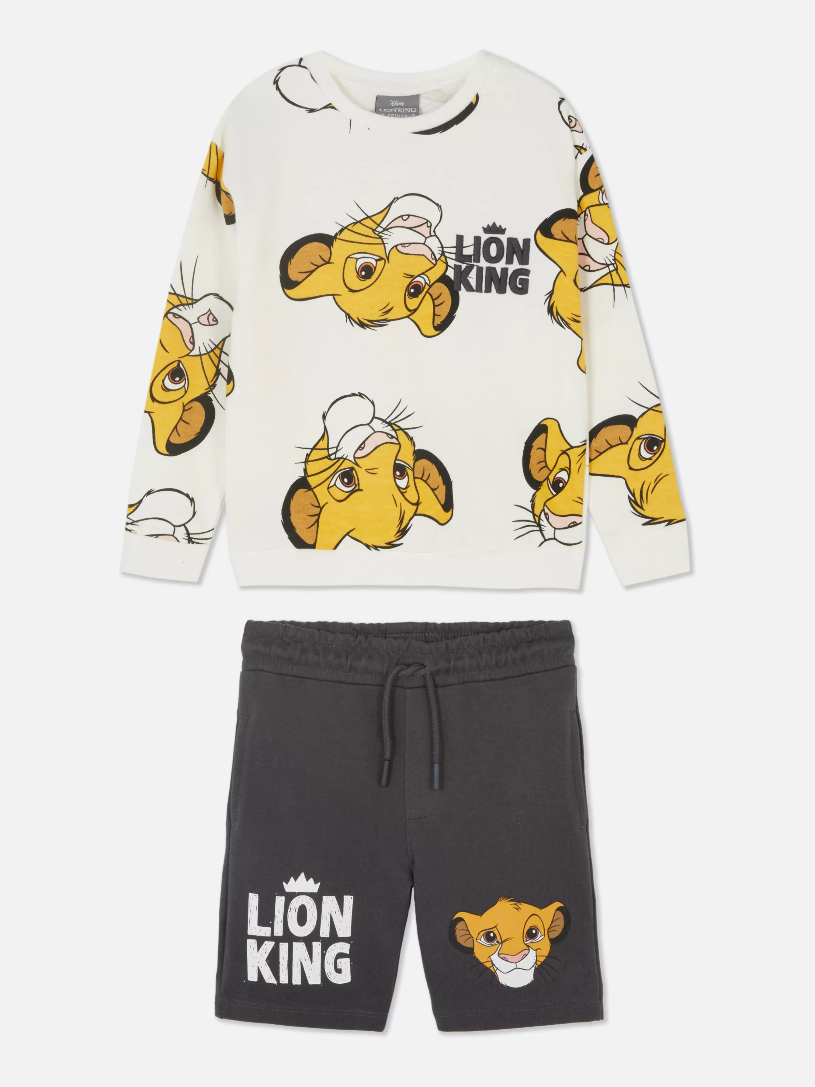 Primark Camisola/calções Conj. Coordenado Disney The Lion King Simba