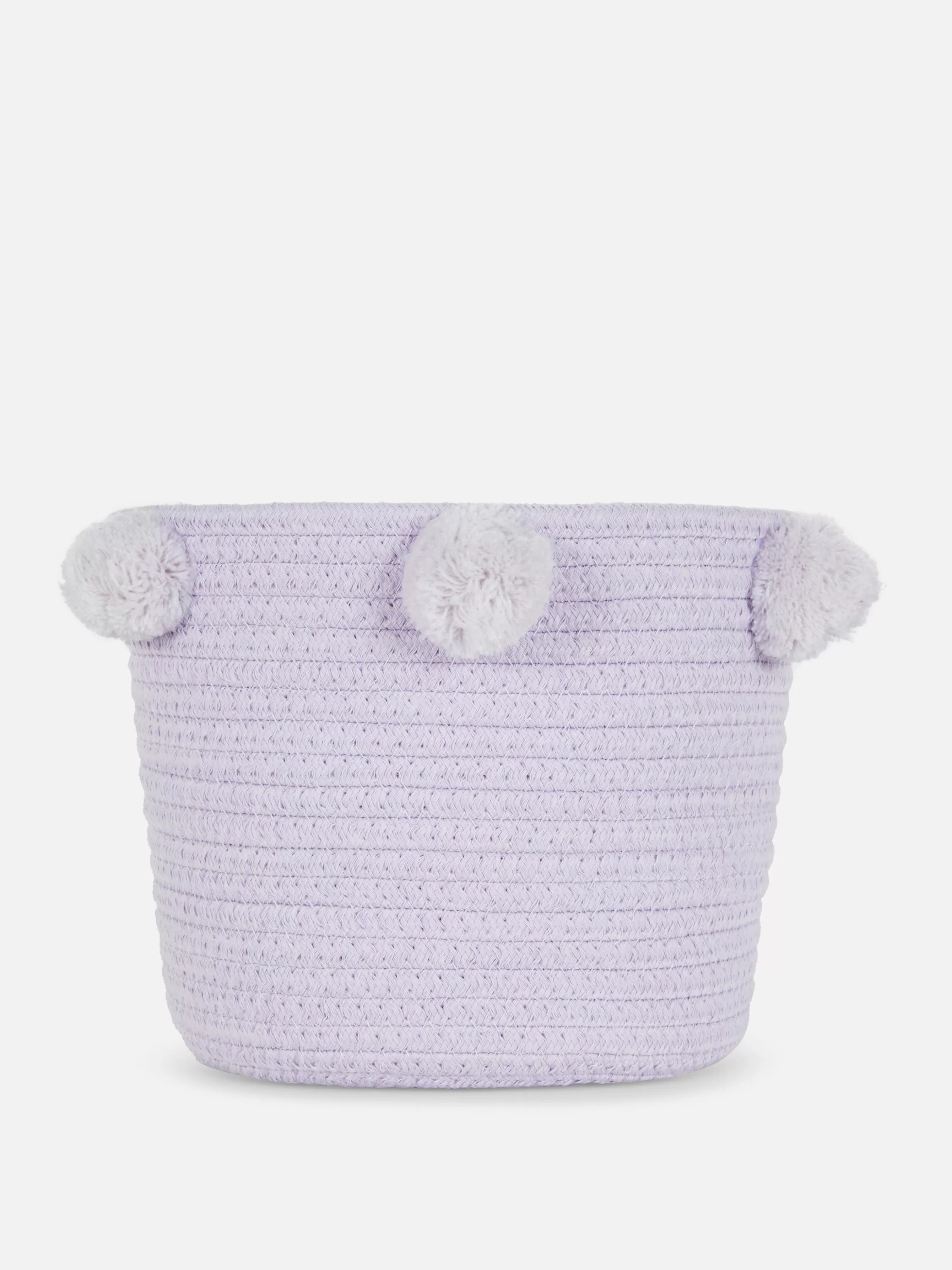 Primark Cesto Entrançado Detalhe Pompom