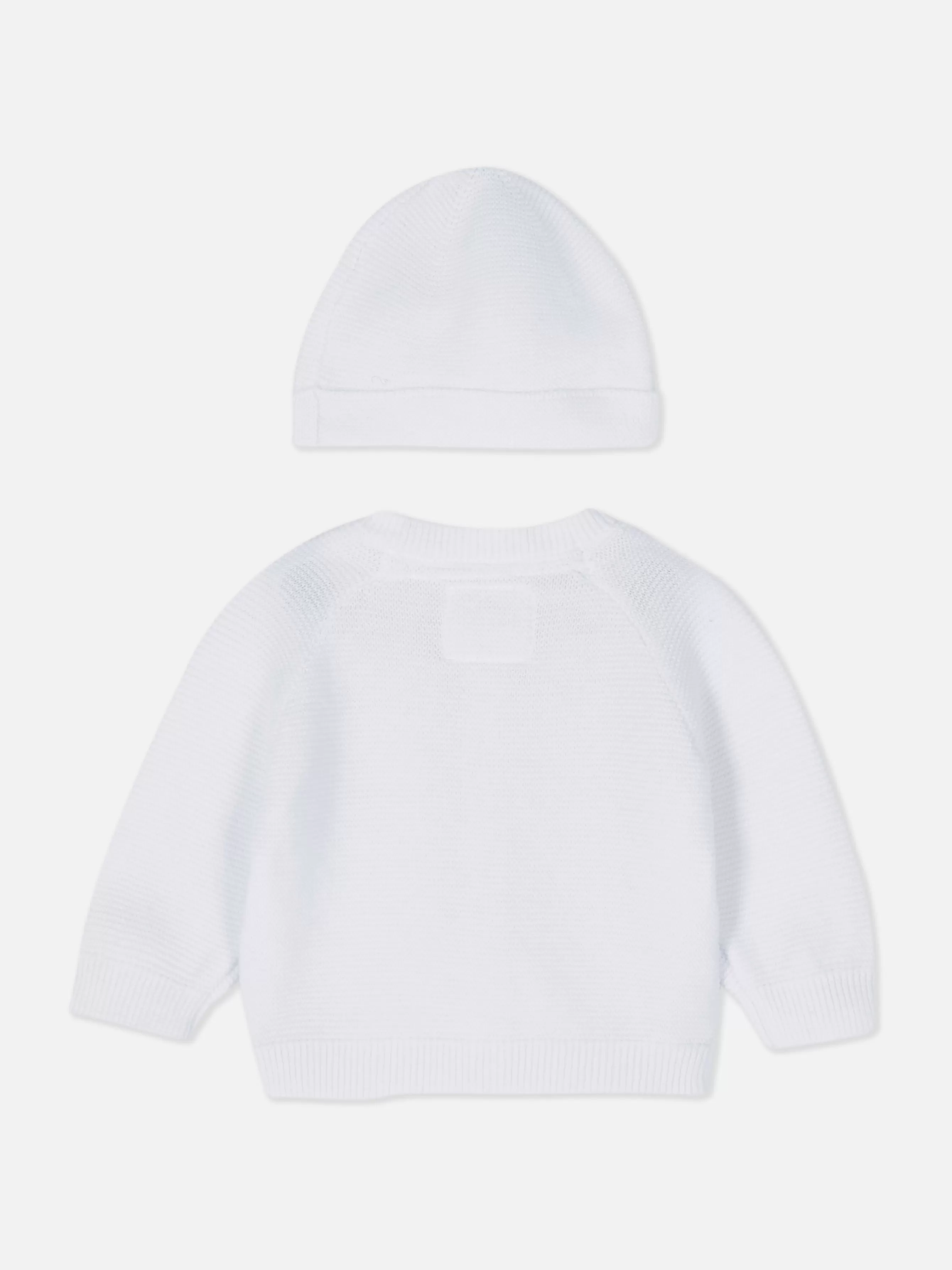 Primark Conjunto Casaco Malha/gorro Bebé Prematuro