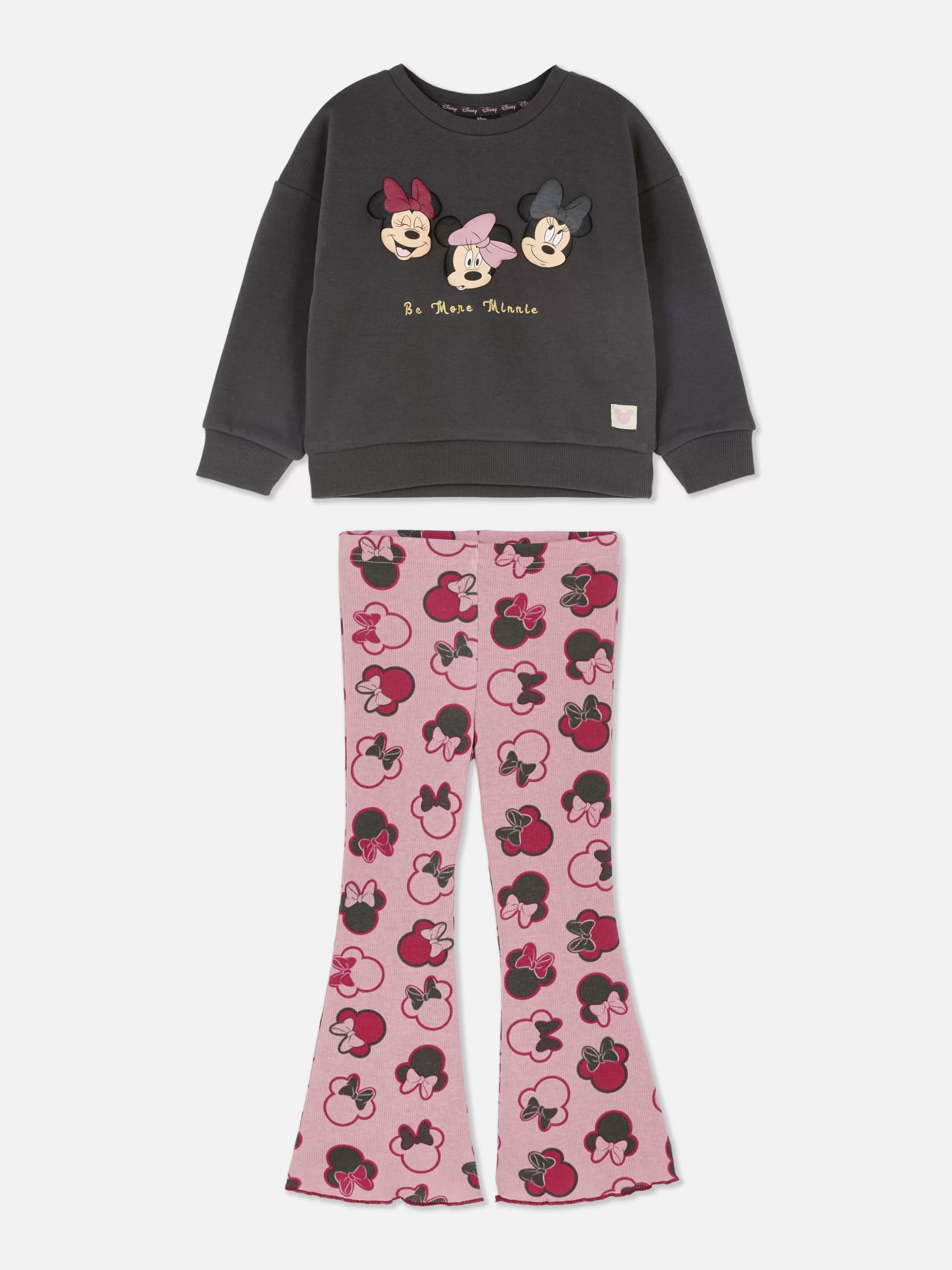 Primark Conjunto Coordenado Camisola Gola Redonda Leggings Disney Minnie Mouse
