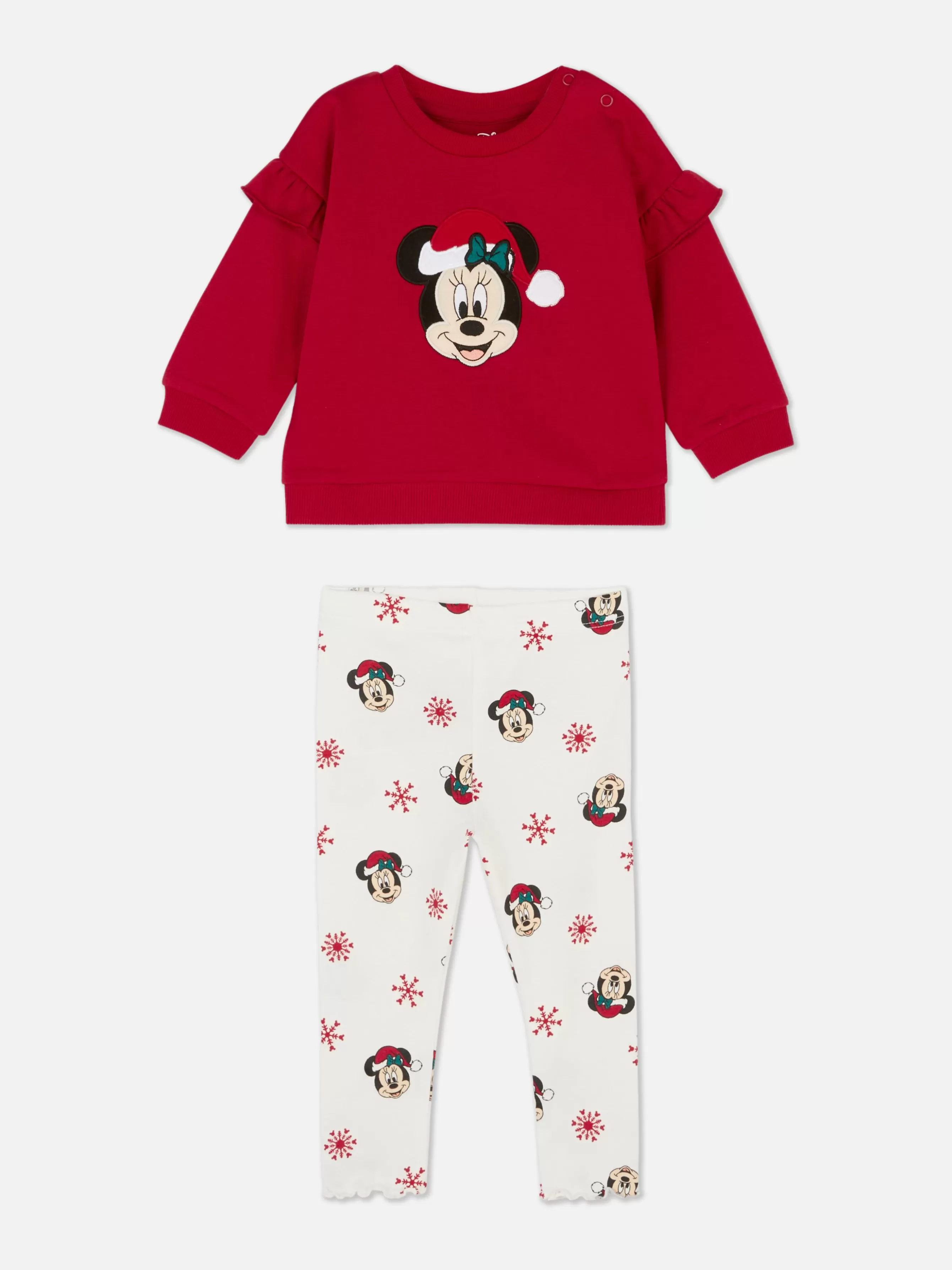 Primark Conjunto Coordenado Camisola/leggings Natal Disney Minnie