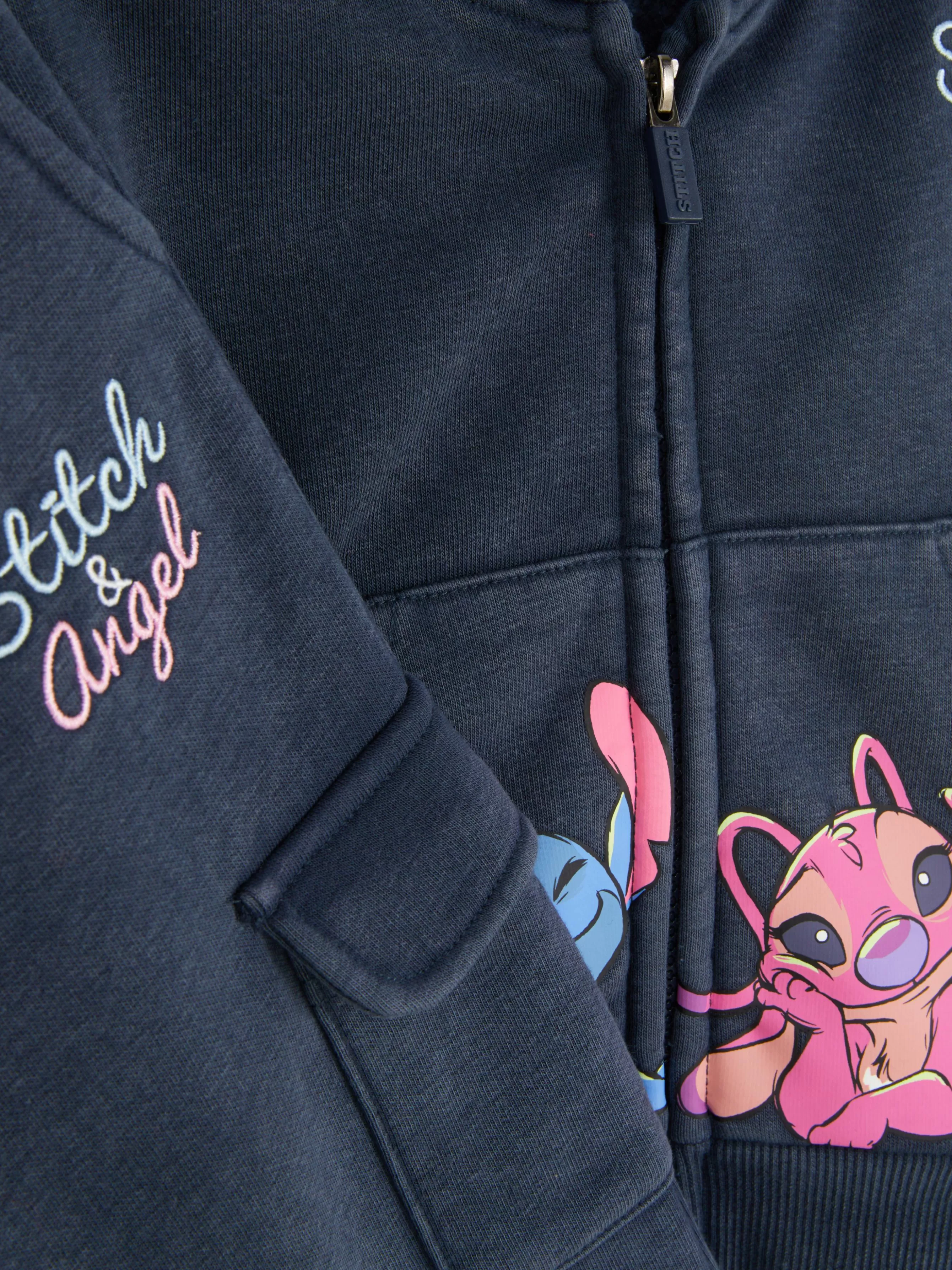 Primark Conjunto Coordenado Casaco Capuz E Calças Treino Disney Stitch
