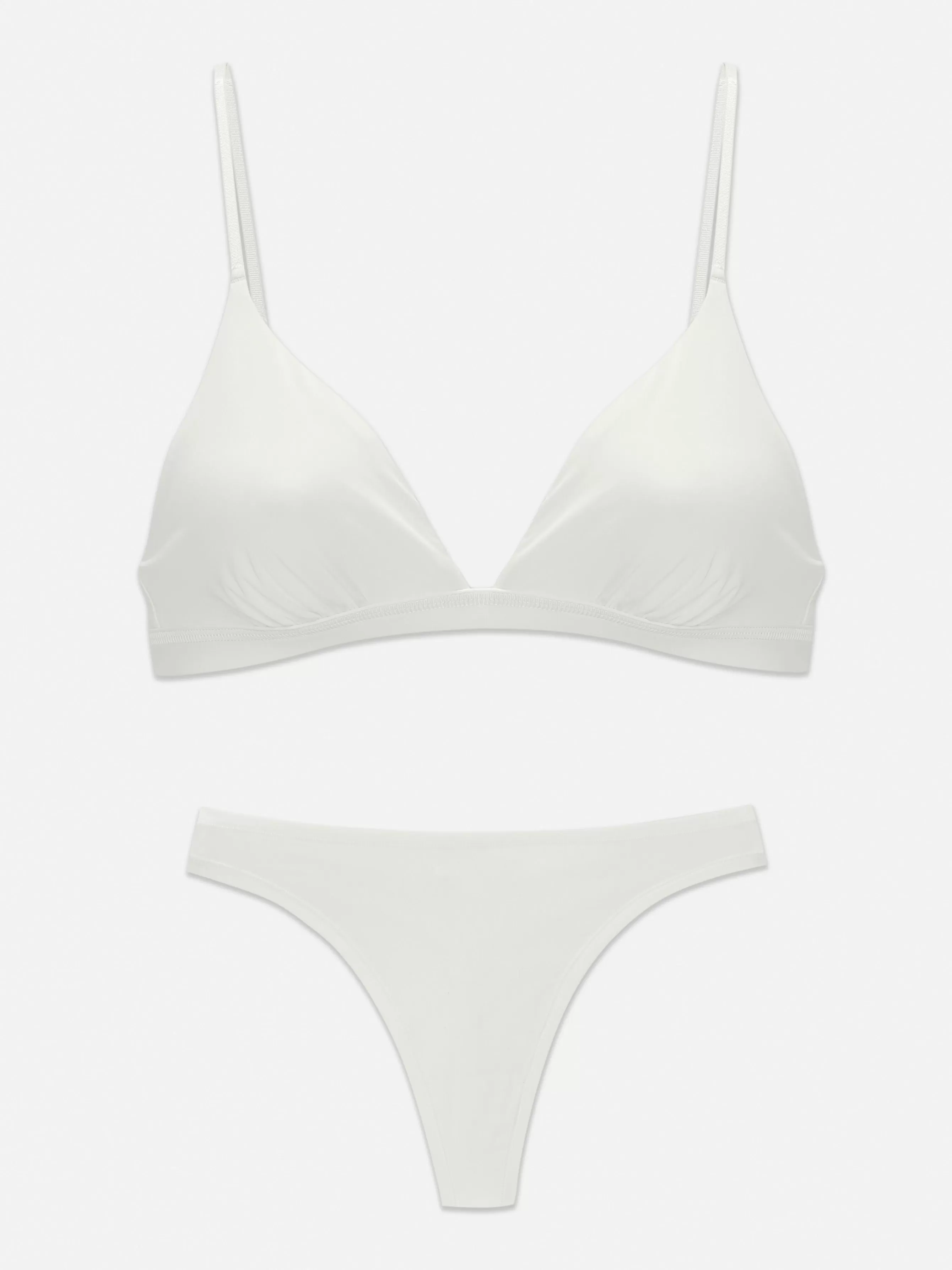 MULHER Primark Conjunto Sutiã/tanga Triângulo Microfibra