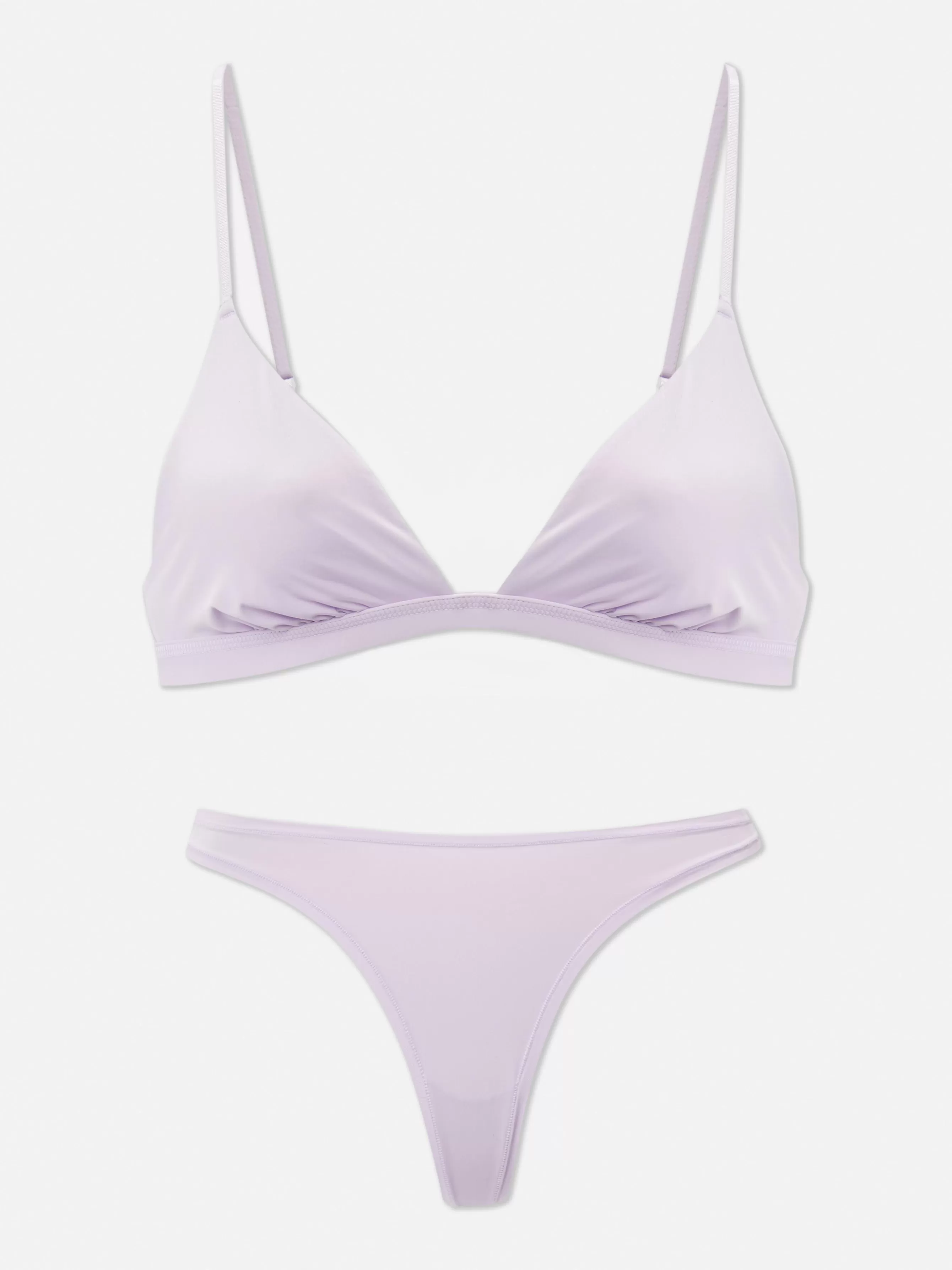 MULHER Primark Conjunto Sutiã/tanga Triângulo Microfibra