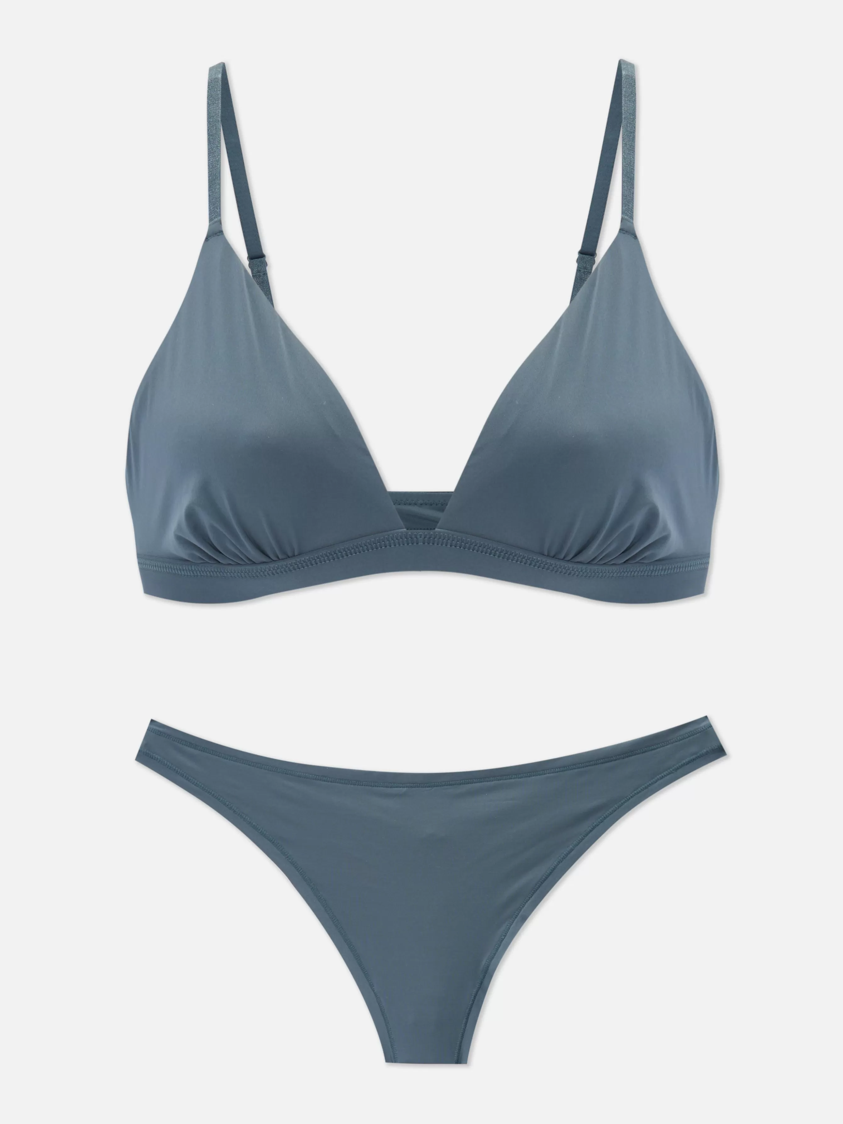 MULHER Primark Conjunto Sutiã/tanga Triângulo Microfibra