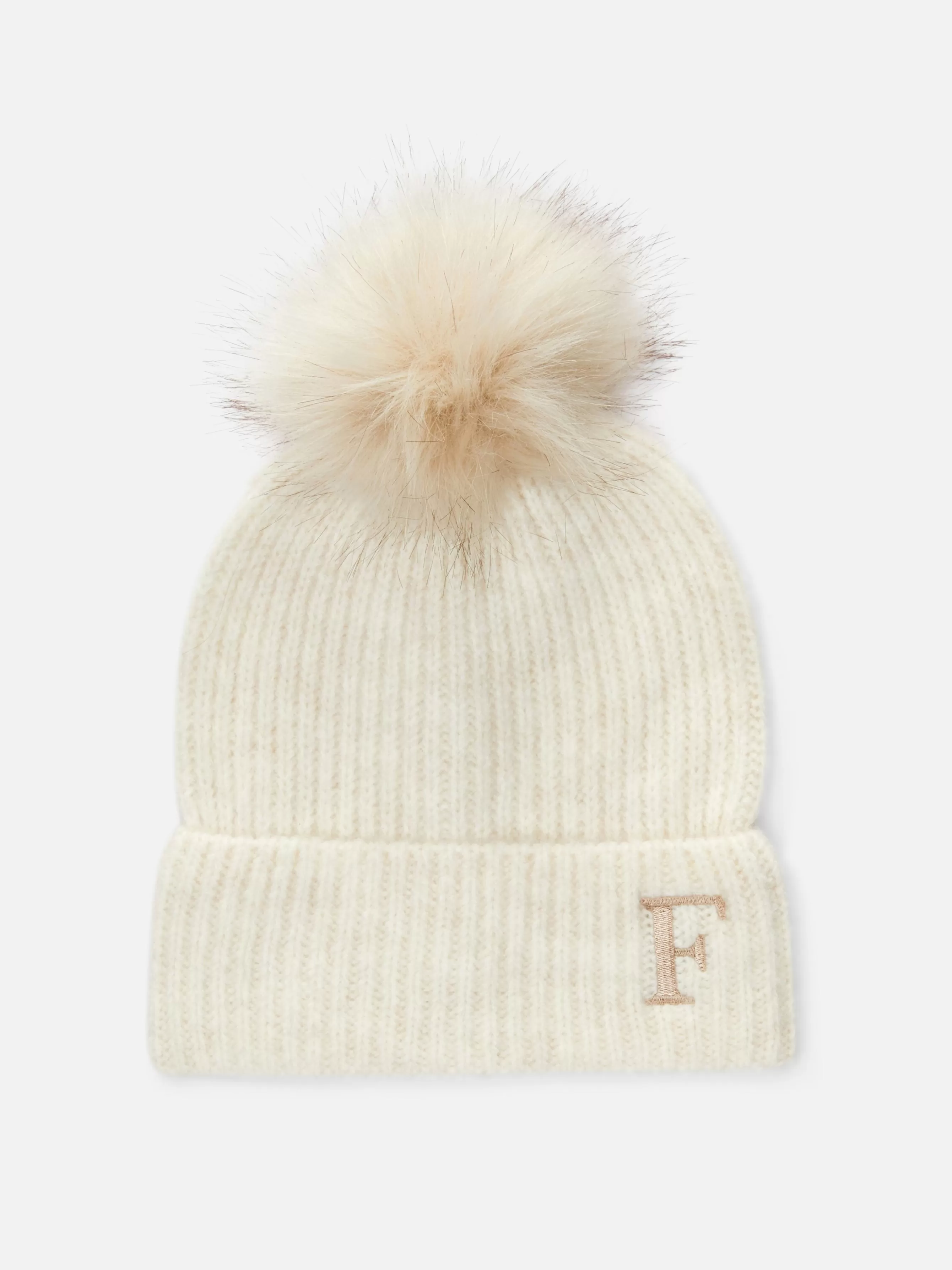 MULHER Primark Gorro Pompom Iniciais Bordadas