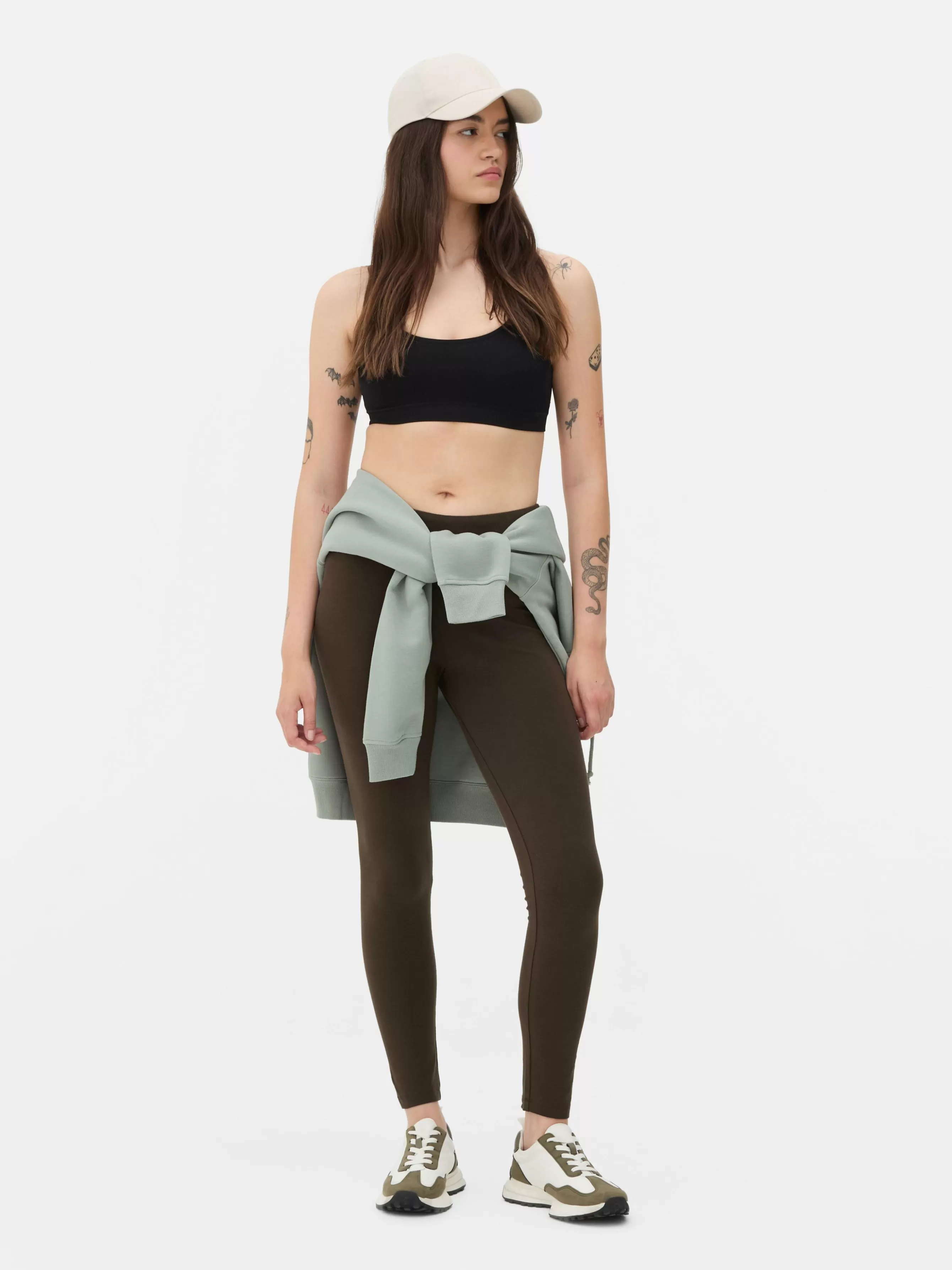 MULHER Primark Leggings Malha Cintura Subida