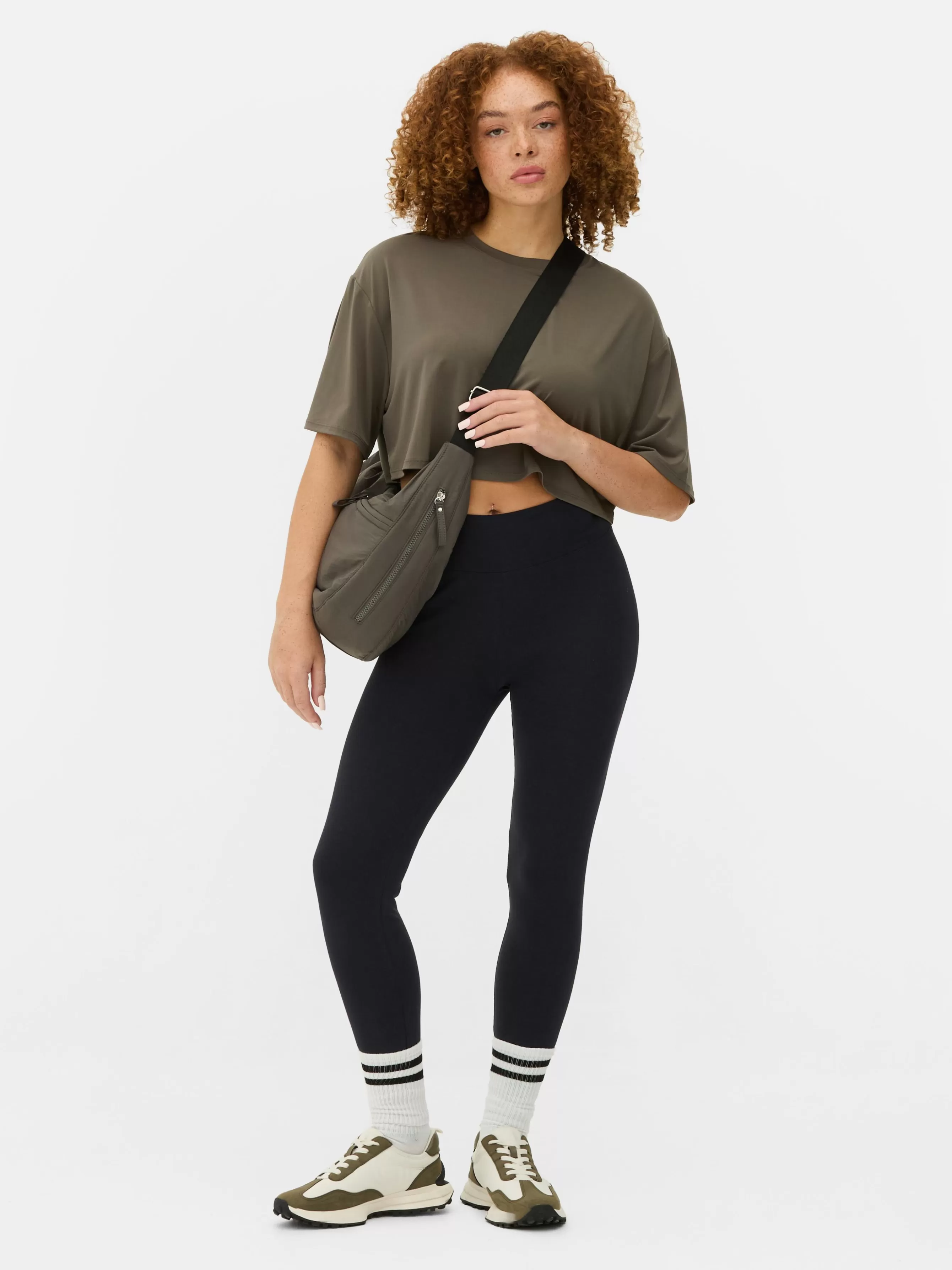 MULHER Primark Leggings Malha Cintura Subida