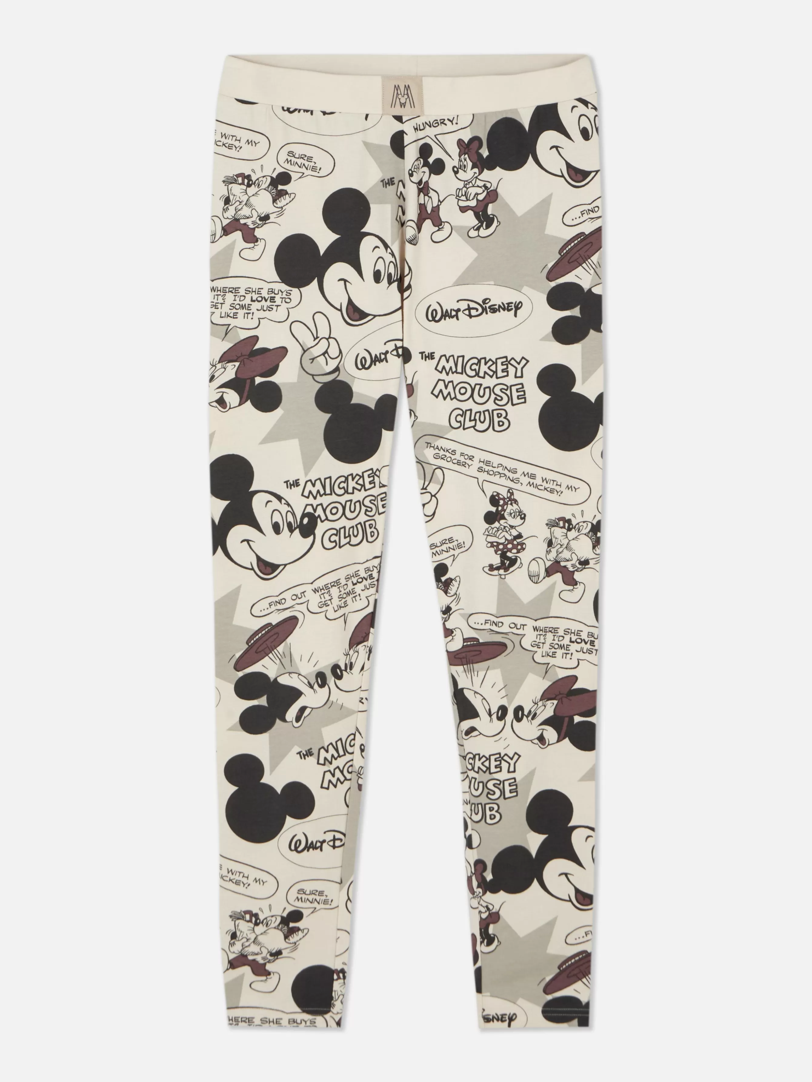 MULHER Primark Leggings Pijama BD Retro Disney Mickey