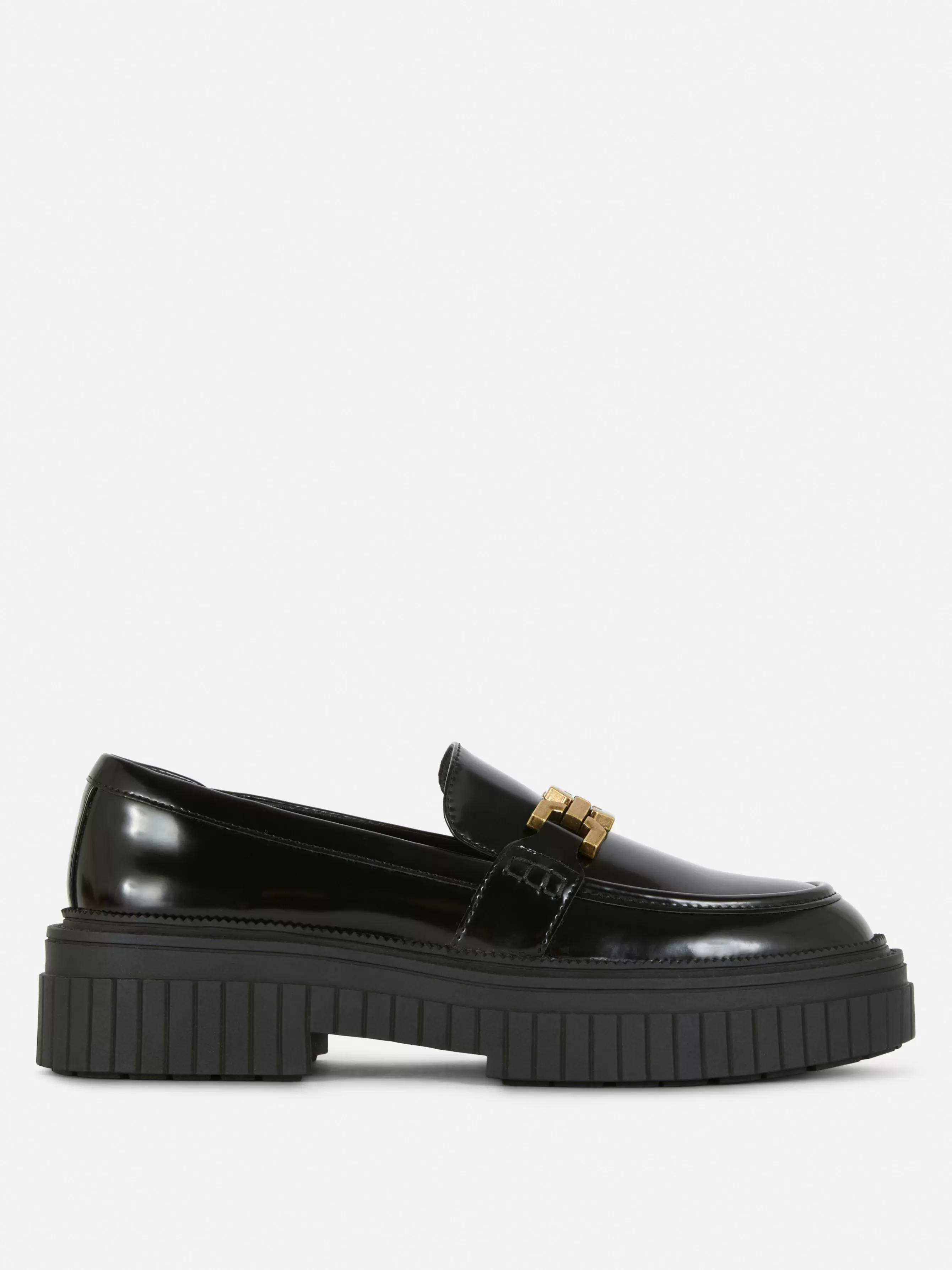 MULHER Primark Loafers Sola Grossa Detalhe Corrente