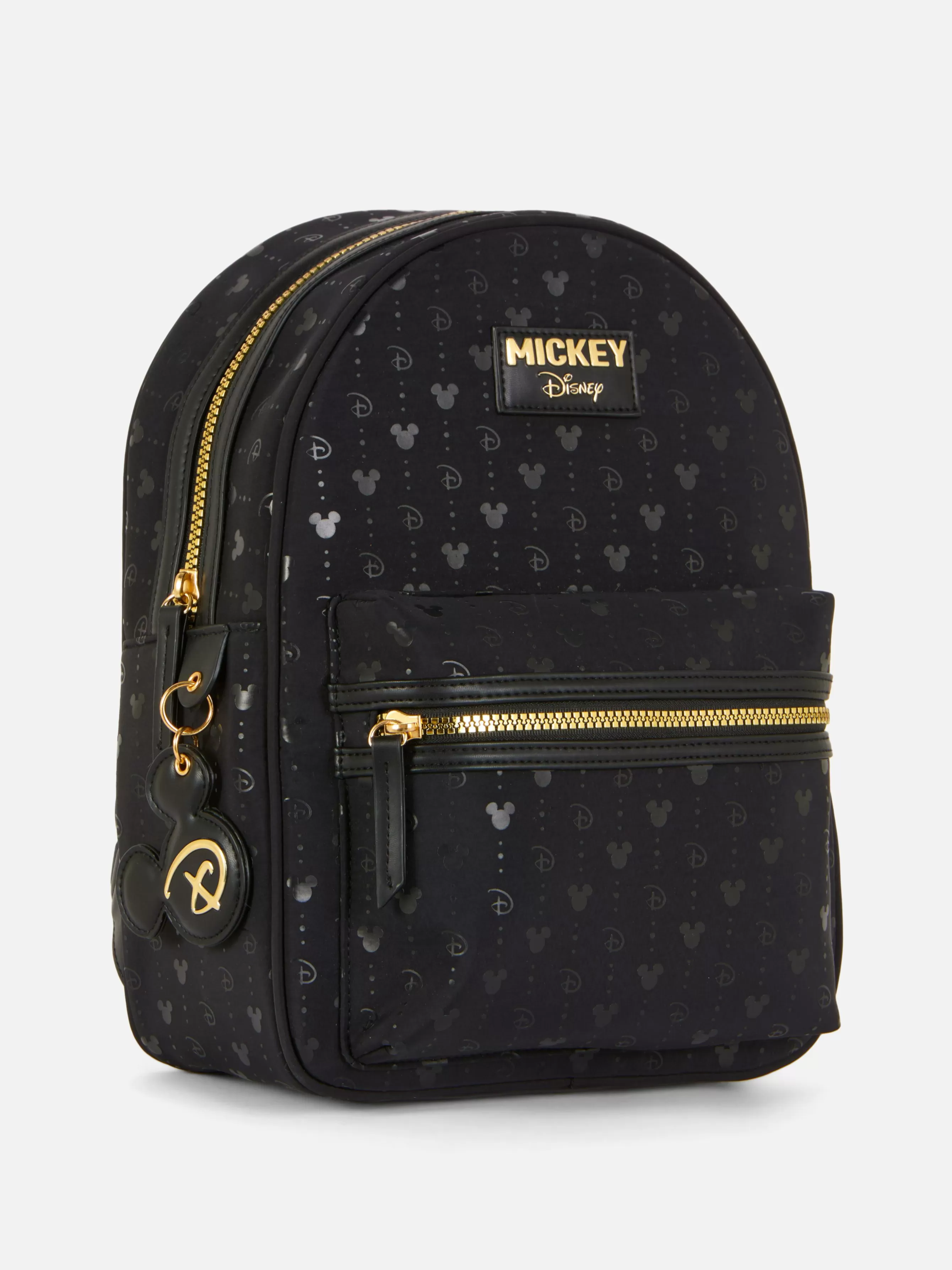 MULHER Primark Mochila Monograma Disney Mickey Mouse Dourada