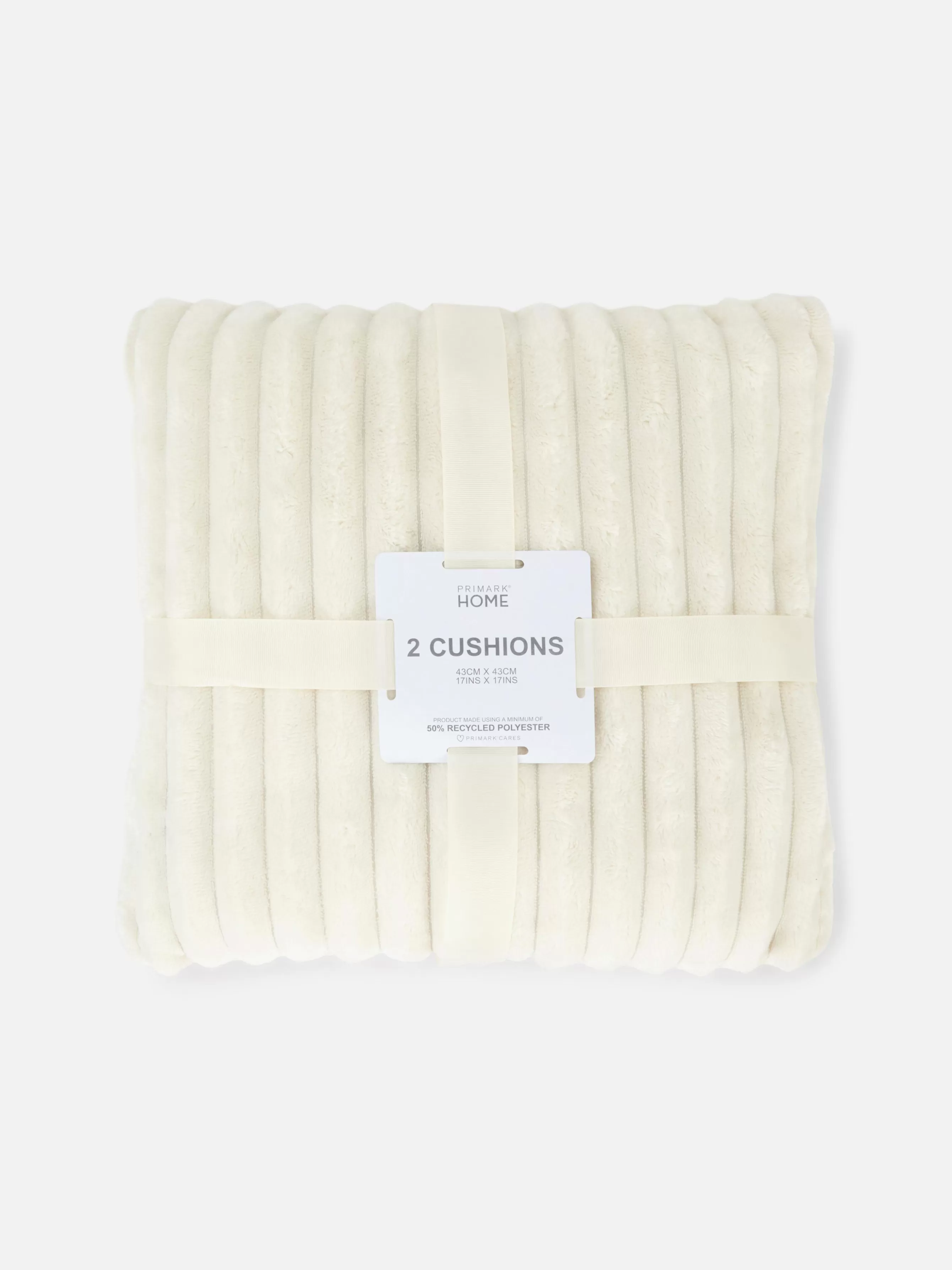 Primark Pack 2 Almofadas Decorativas Caneladas Aconchegantes