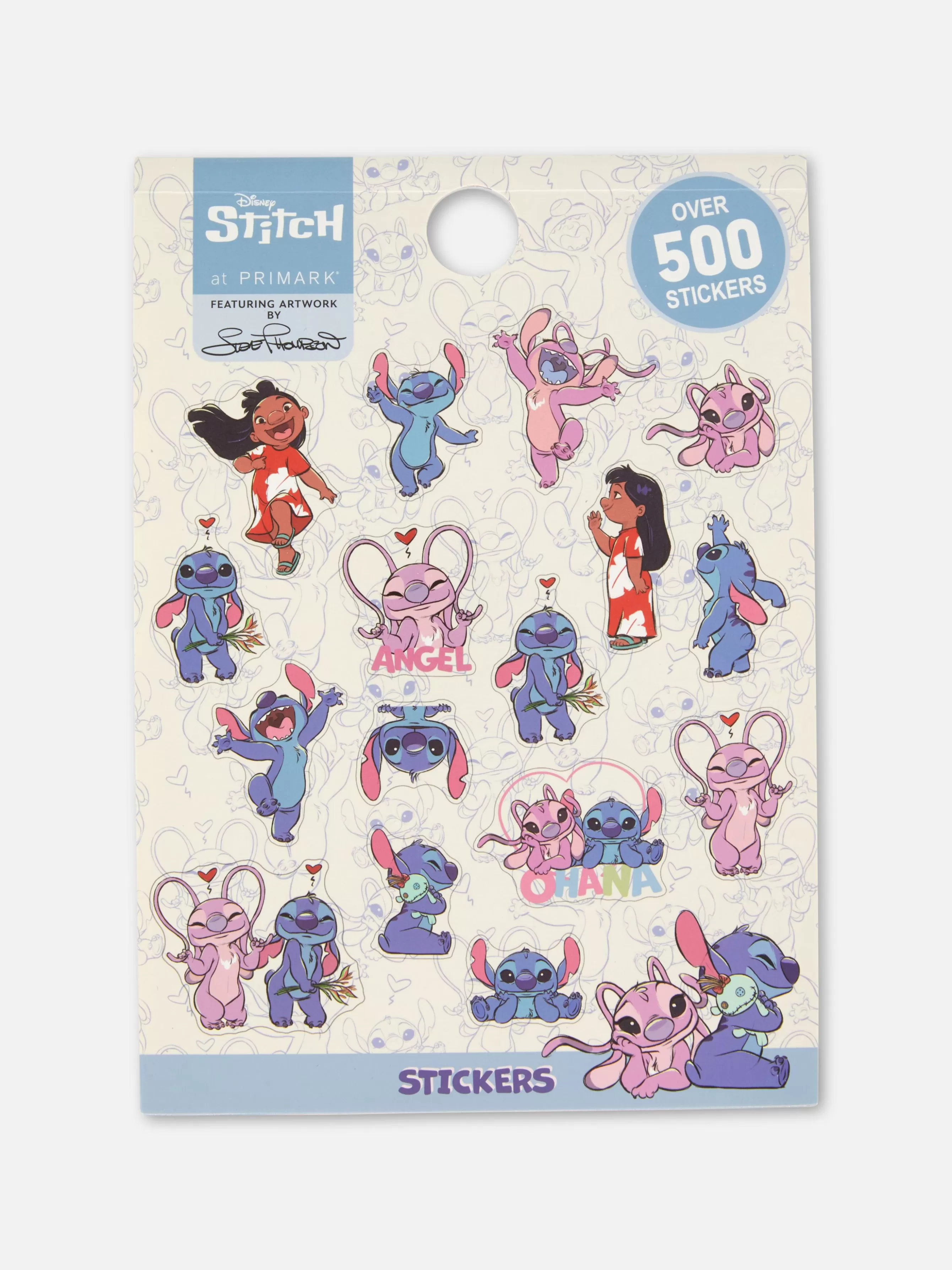 Primark Pack 500 Autocolantes Disney Stitch