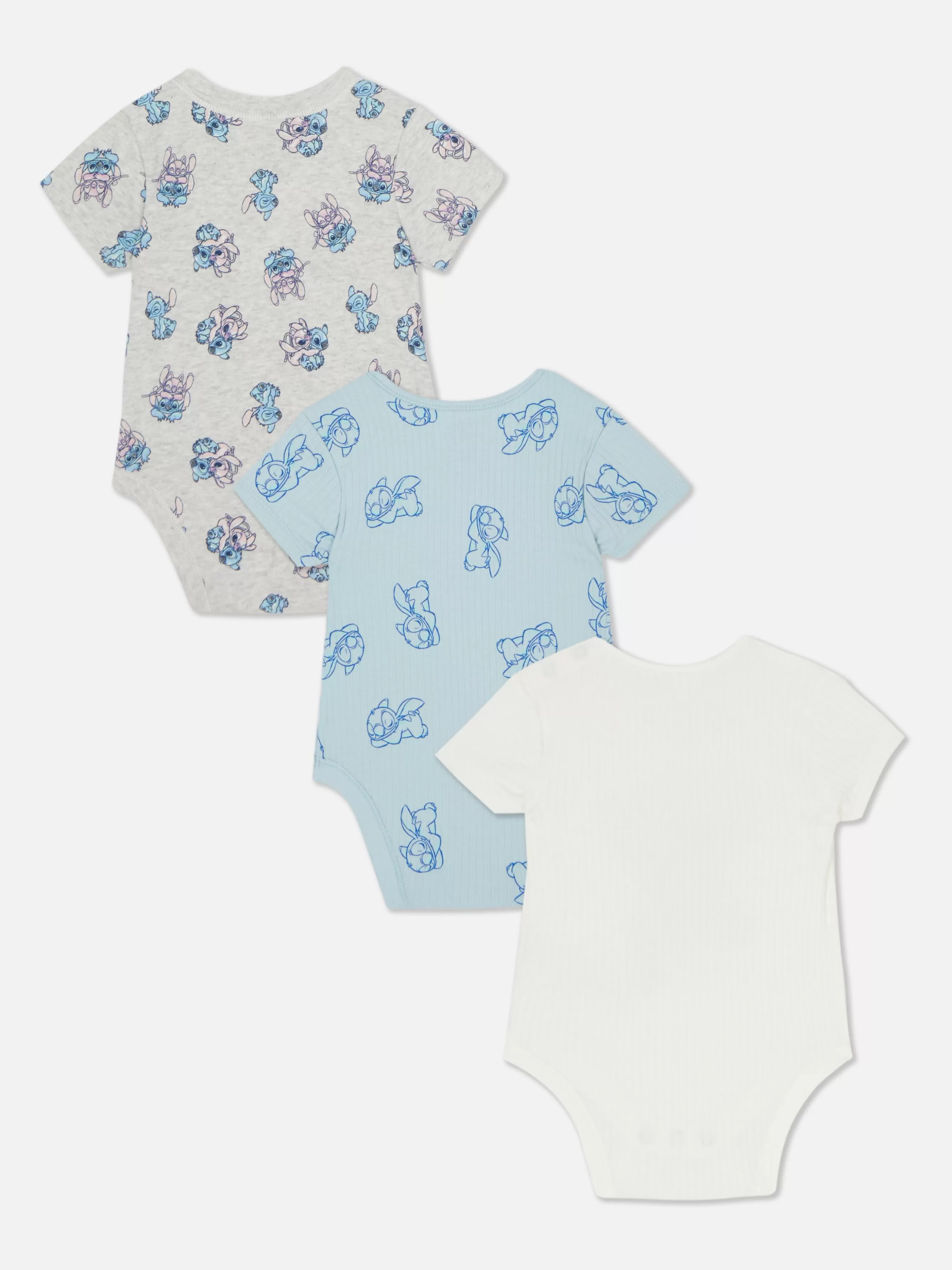 Primark Pack 3 Babygrows Disney Lilo & Stitch