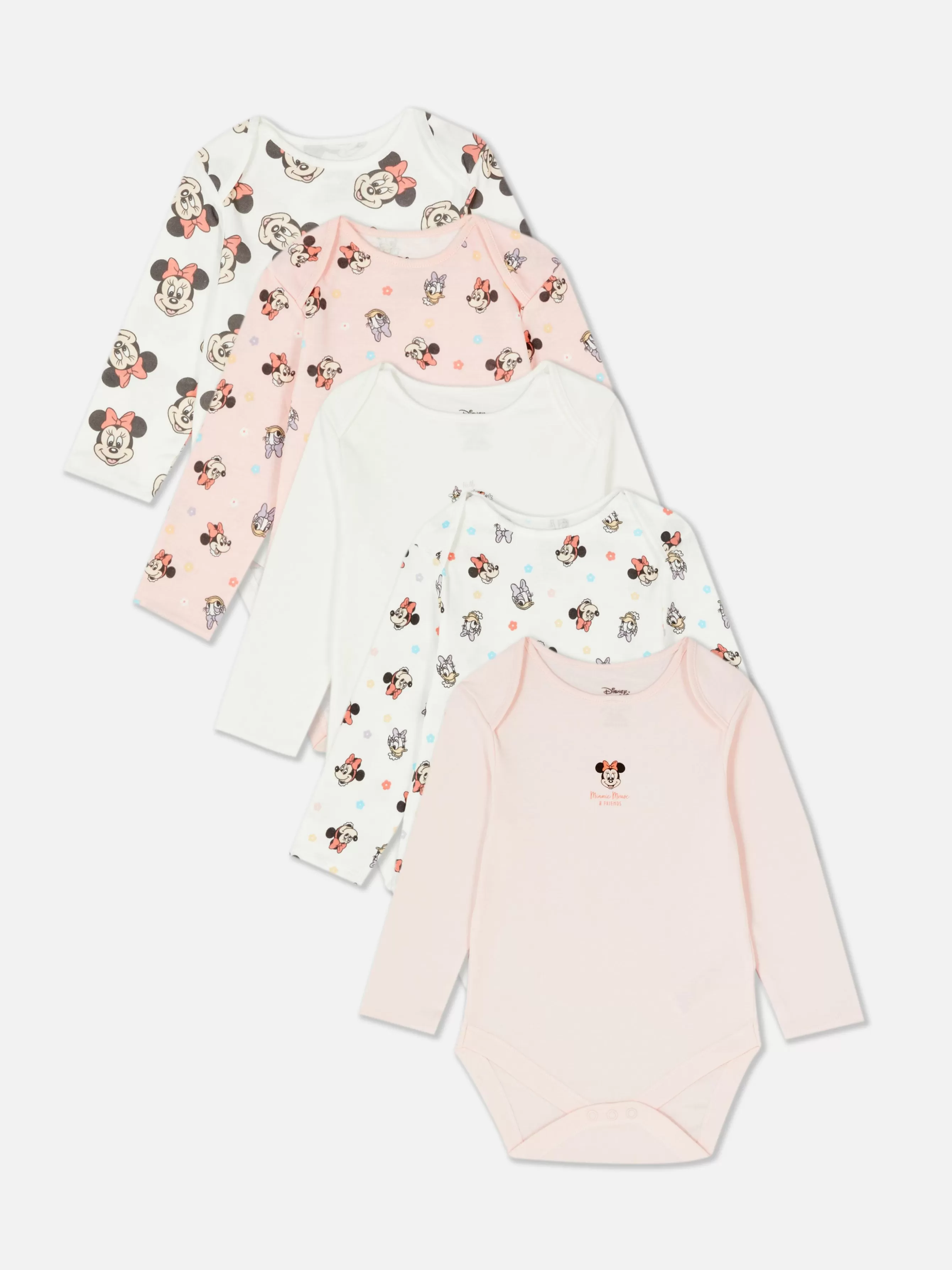 Primark Pack 5 Babygrows Disney Minnie/Margarida