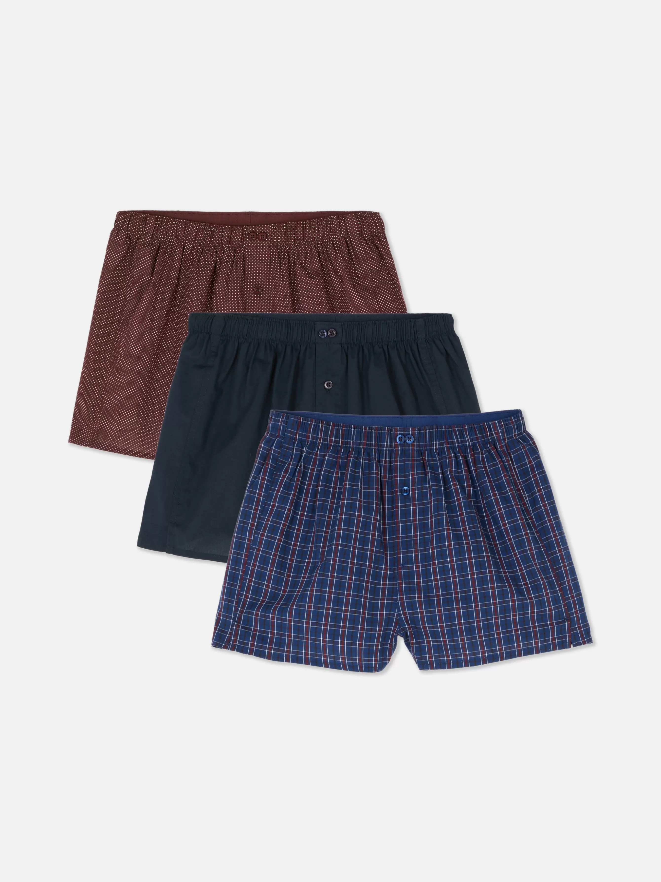 Primark Pack 3 Boxers Padrões Sortidos