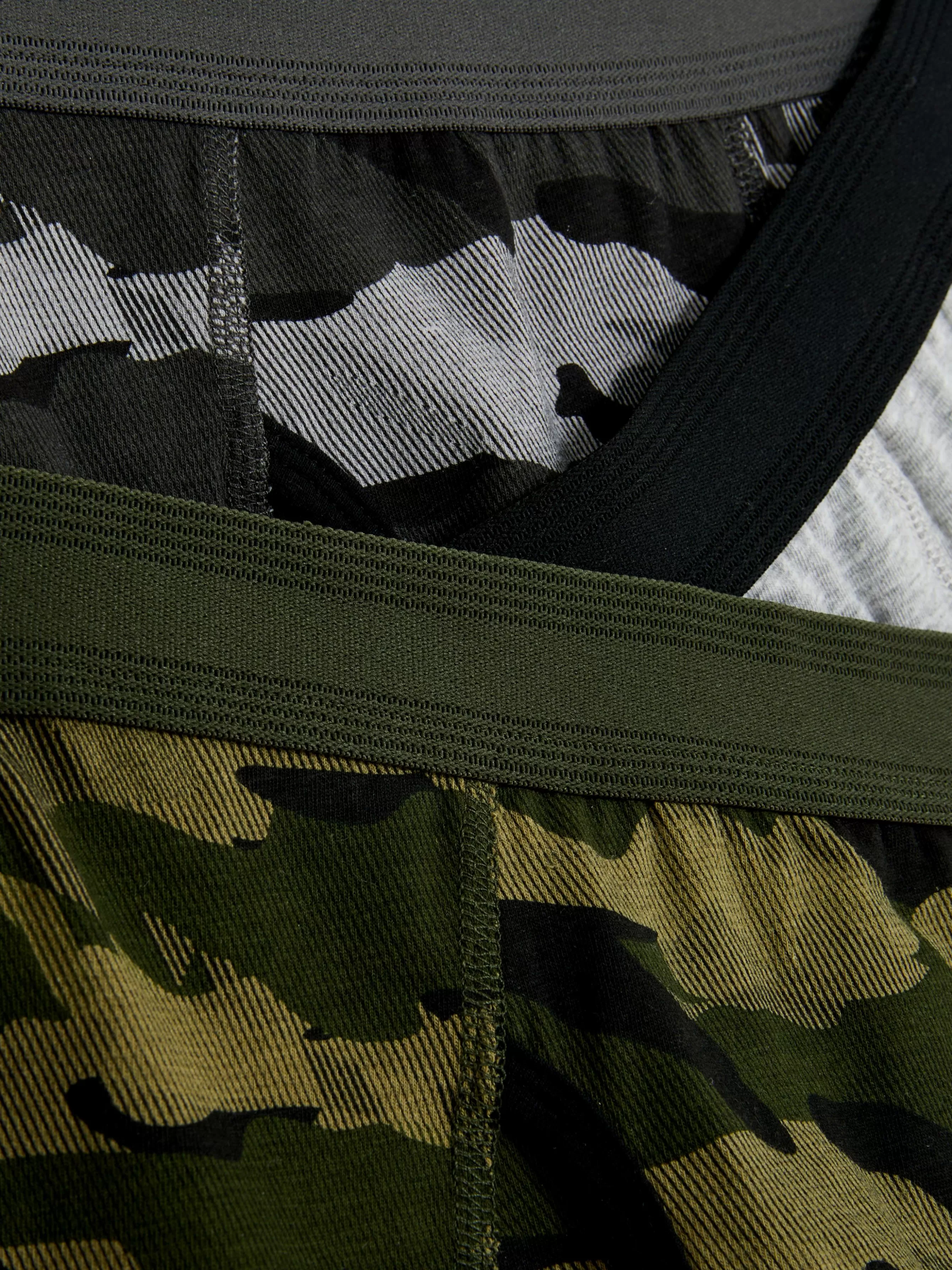 Primark Pack 3 Boxers Ricos Em Algodão Camuflagem