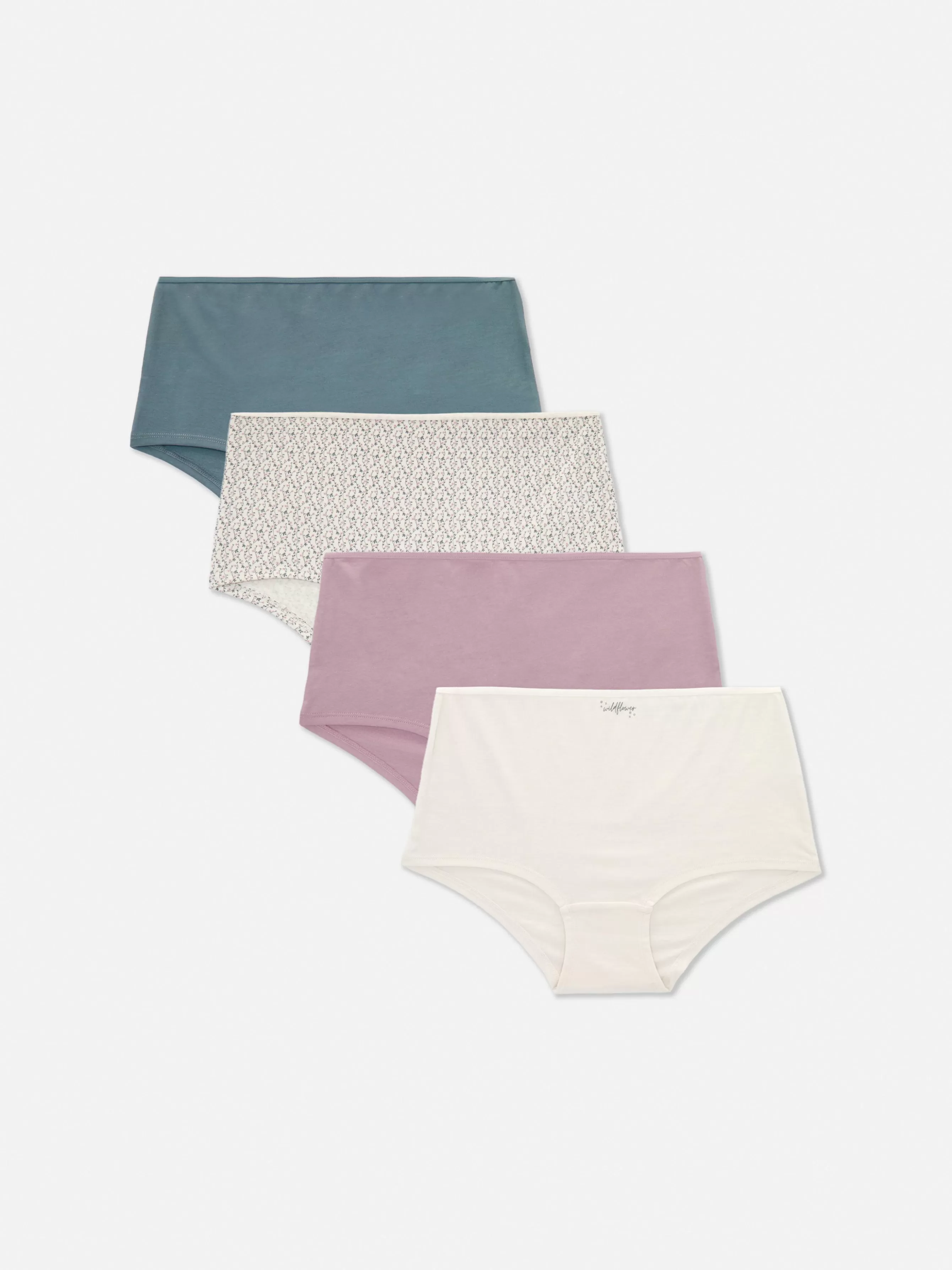 MULHER Primark Pack 4 Boxers Uso Diário