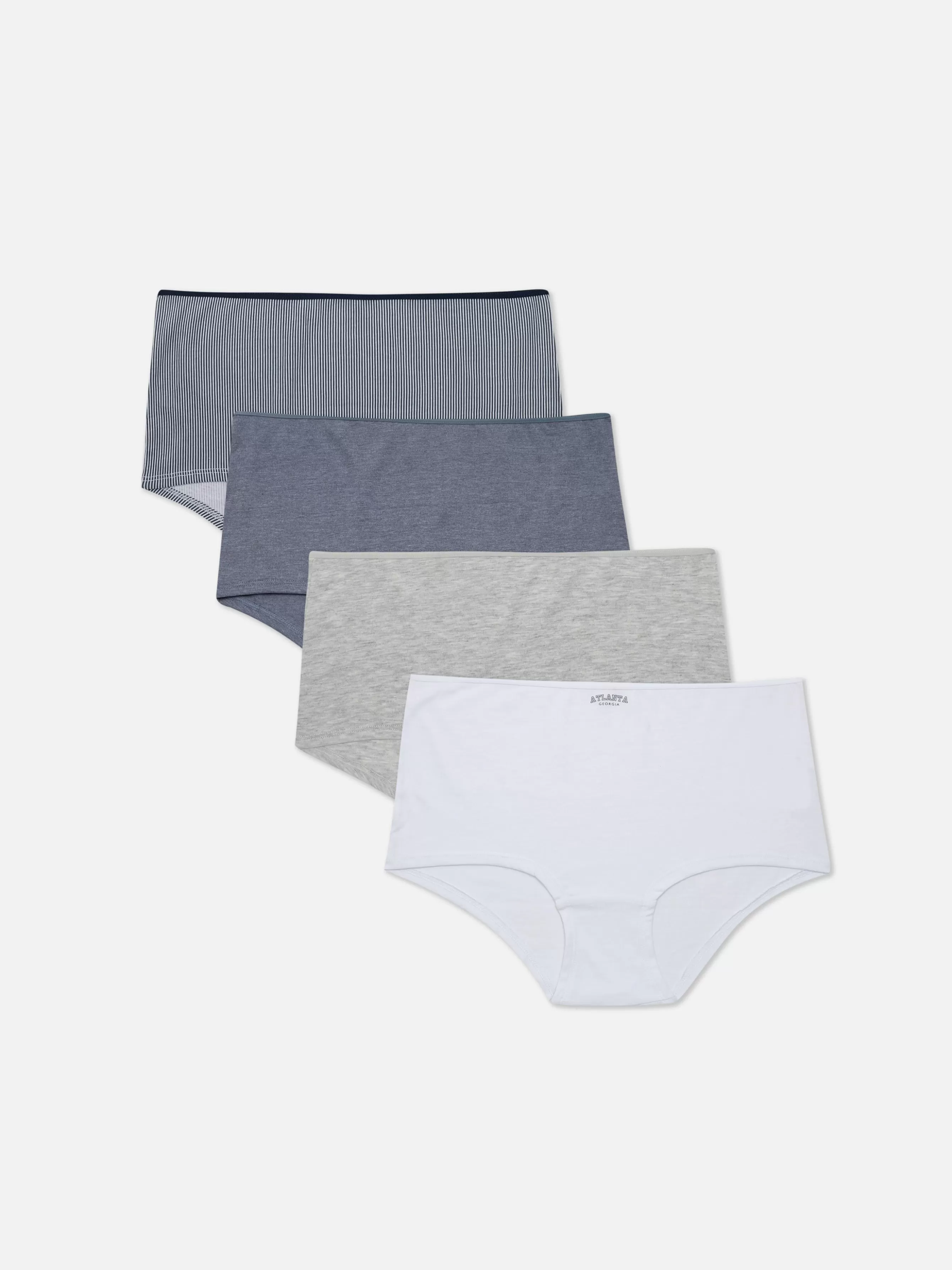 MULHER Primark Pack 4 Boxers Uso Diário Sortidos